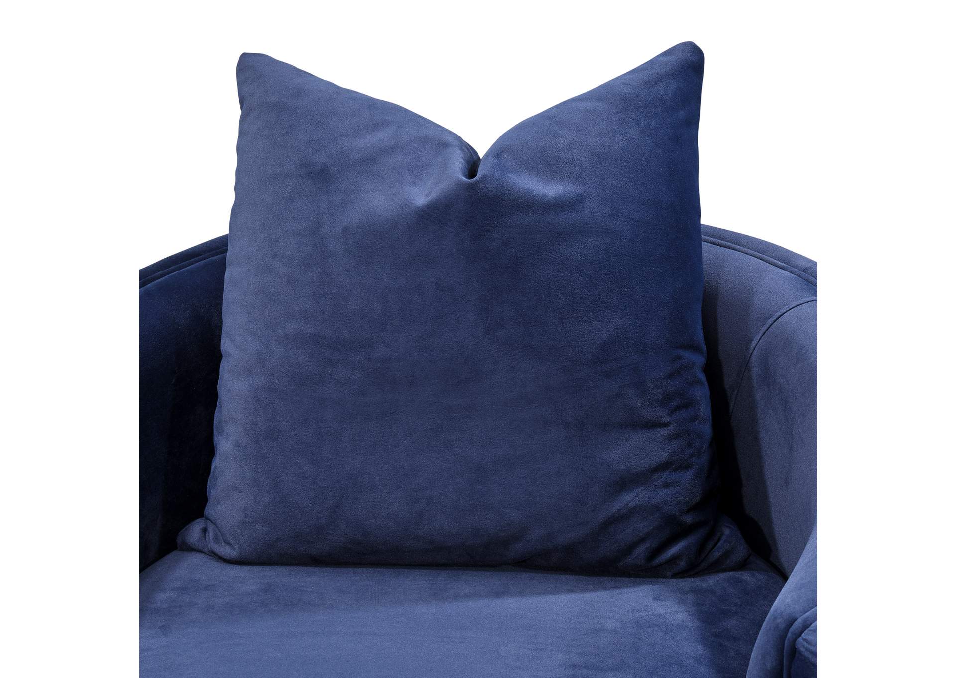 Celine Accent Chair - Indigo and Silver image 9