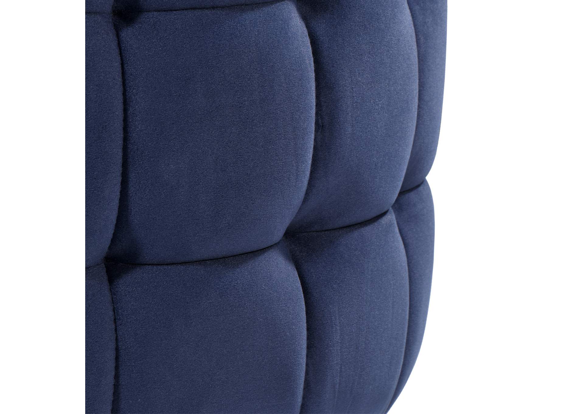 Celine Accent Chair - Indigo and Silver image 8