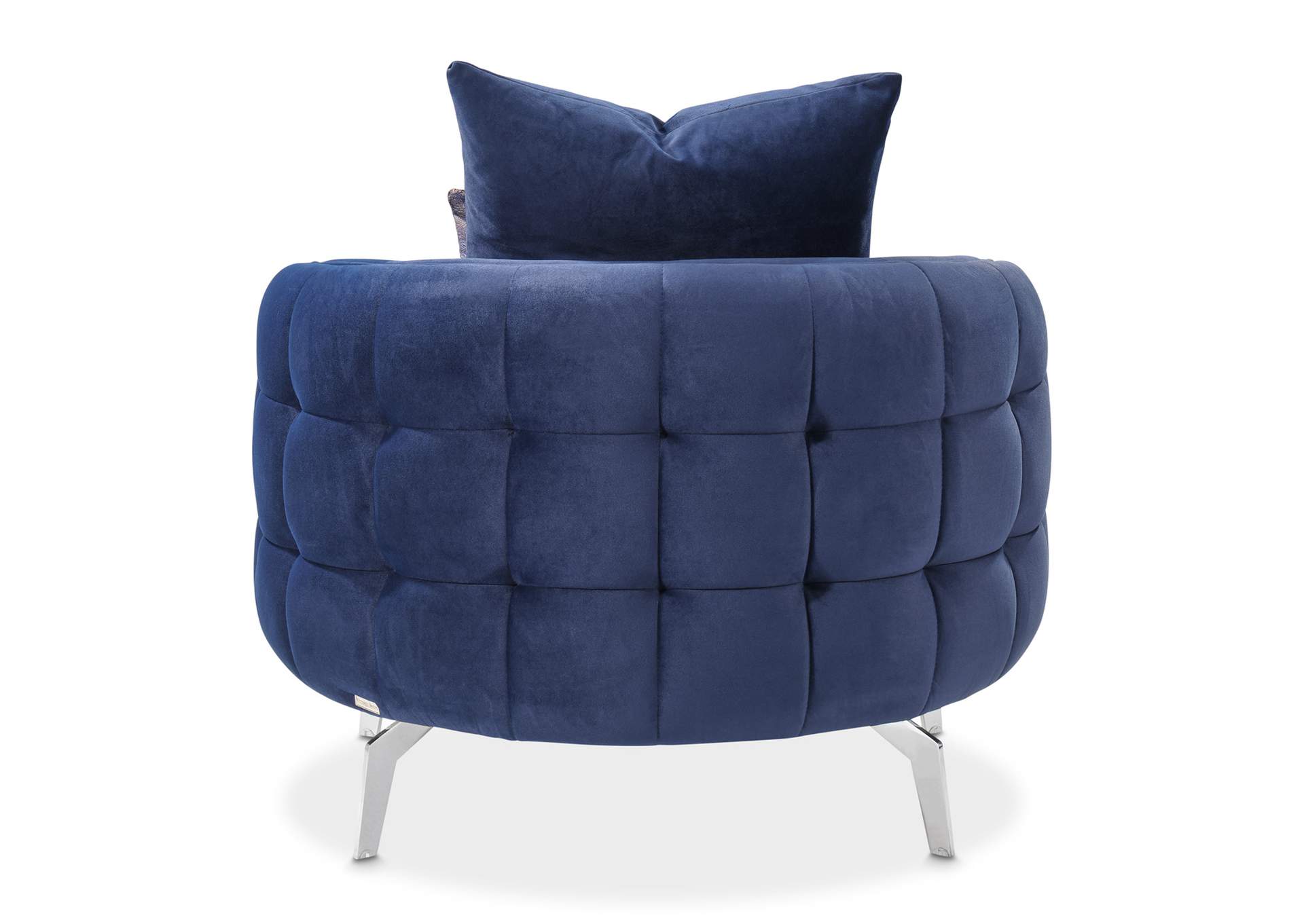 Celine Accent Chair - Indigo and Silver image 14