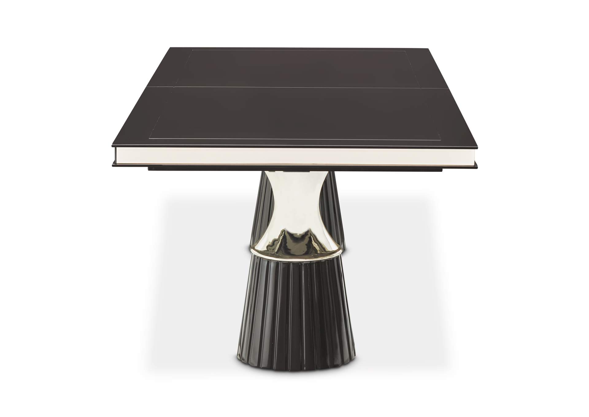 Carmela Double Pedestal Dining Table - Glossy Charcoal Sand image 25