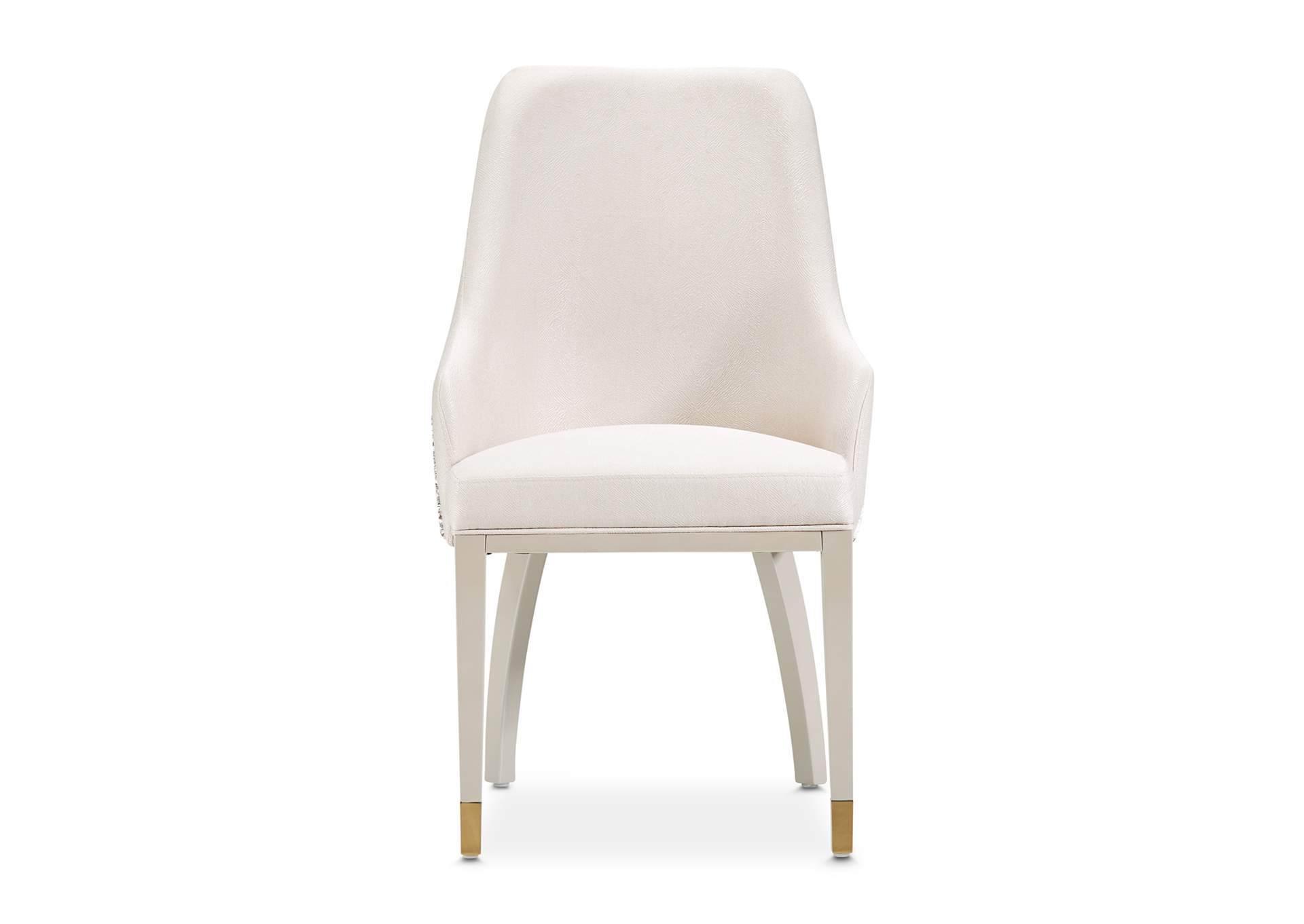 Carmela Dining Arm Chair - Shimmer Ivory image 19