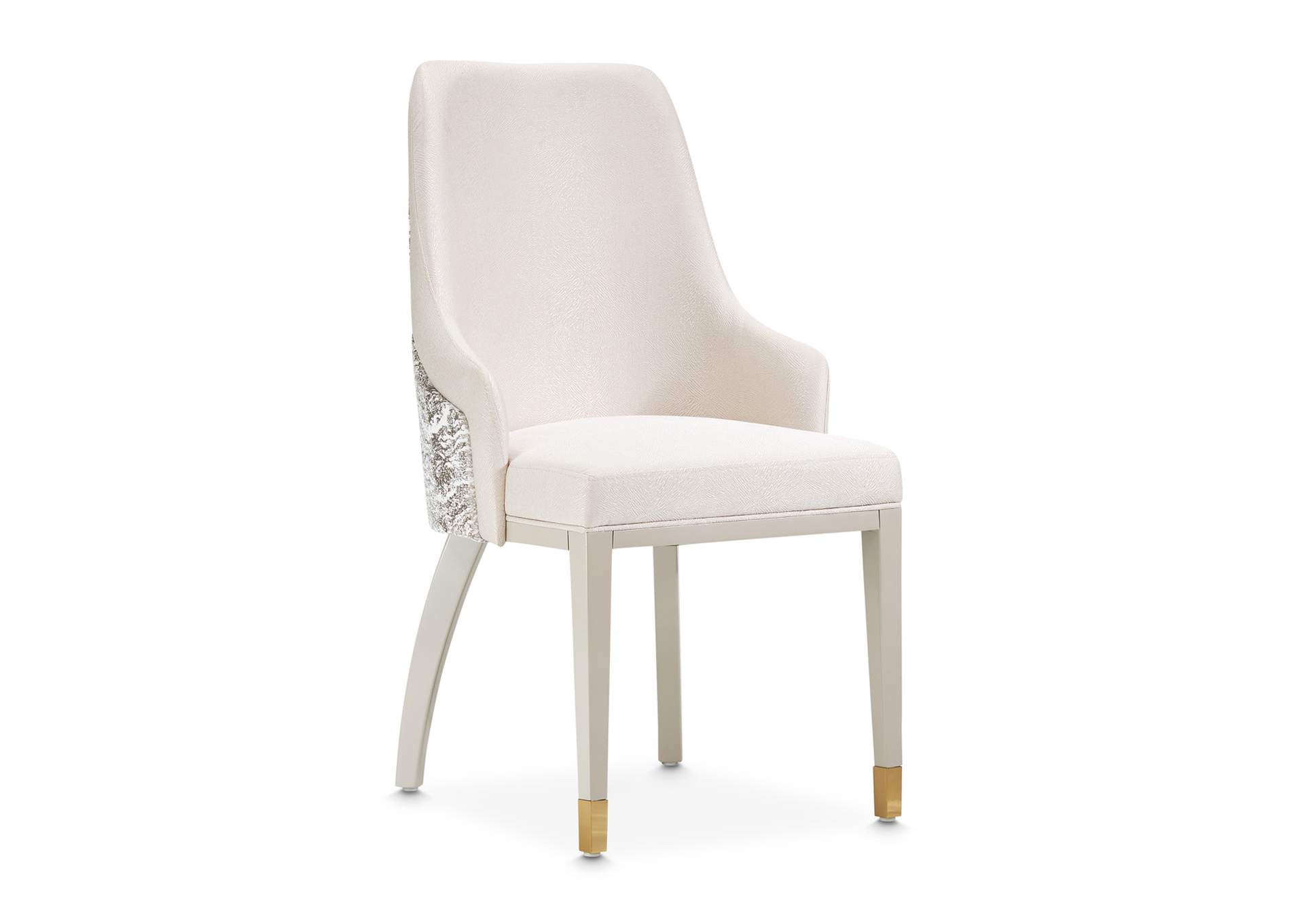 Carmela Dining Arm Chair - Shimmer Ivory image 18