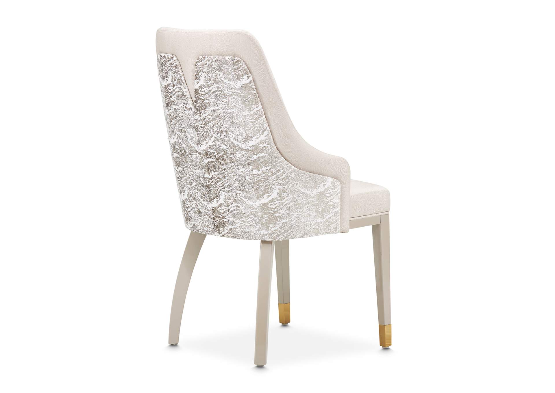 Carmela Dining Arm Chair - Shimmer Ivory image 16