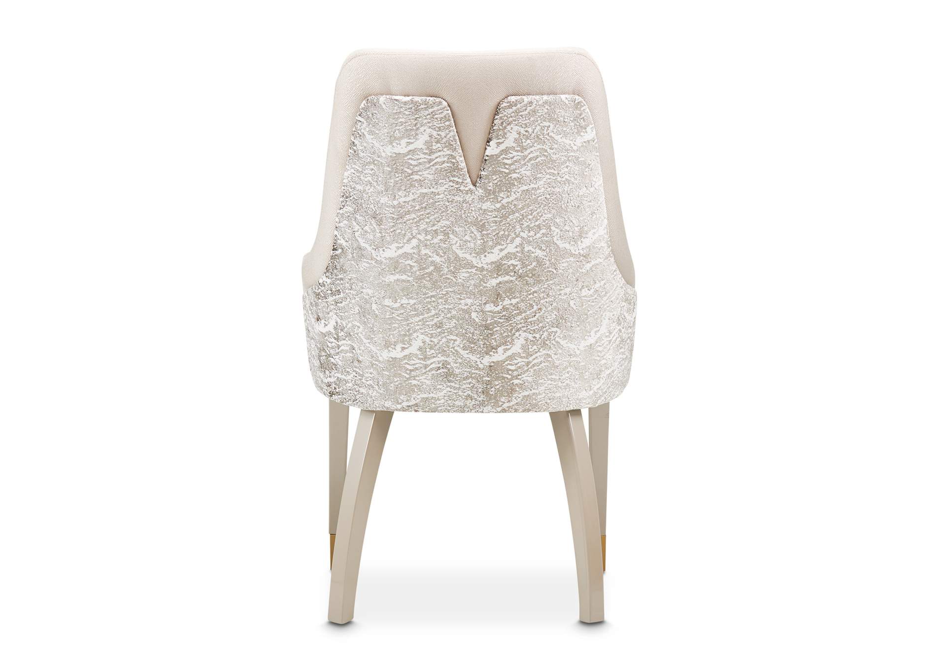 Carmela Dining Arm Chair - Shimmer Ivory image 15