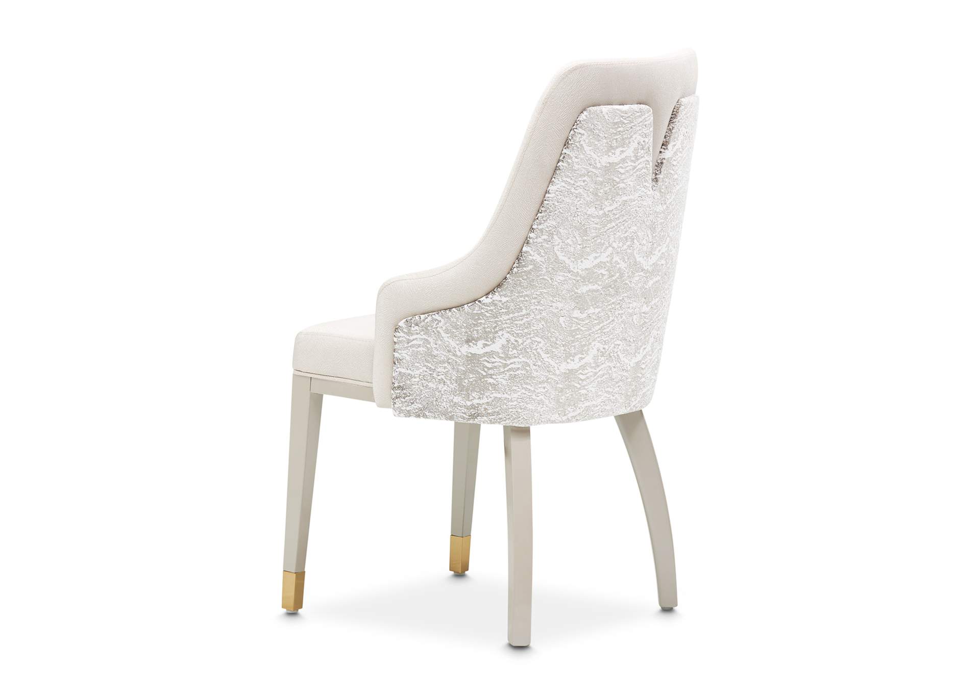 Carmela Dining Arm Chair - Shimmer Ivory image 14