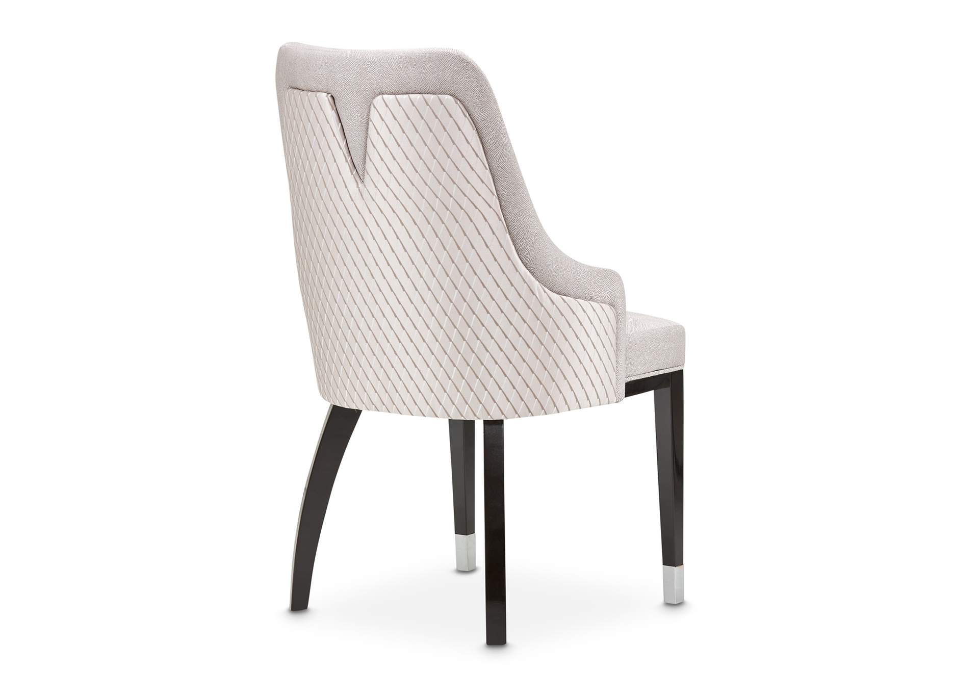 Carmela Dining Arm Chair - Glossy Charcoal Sand image 17