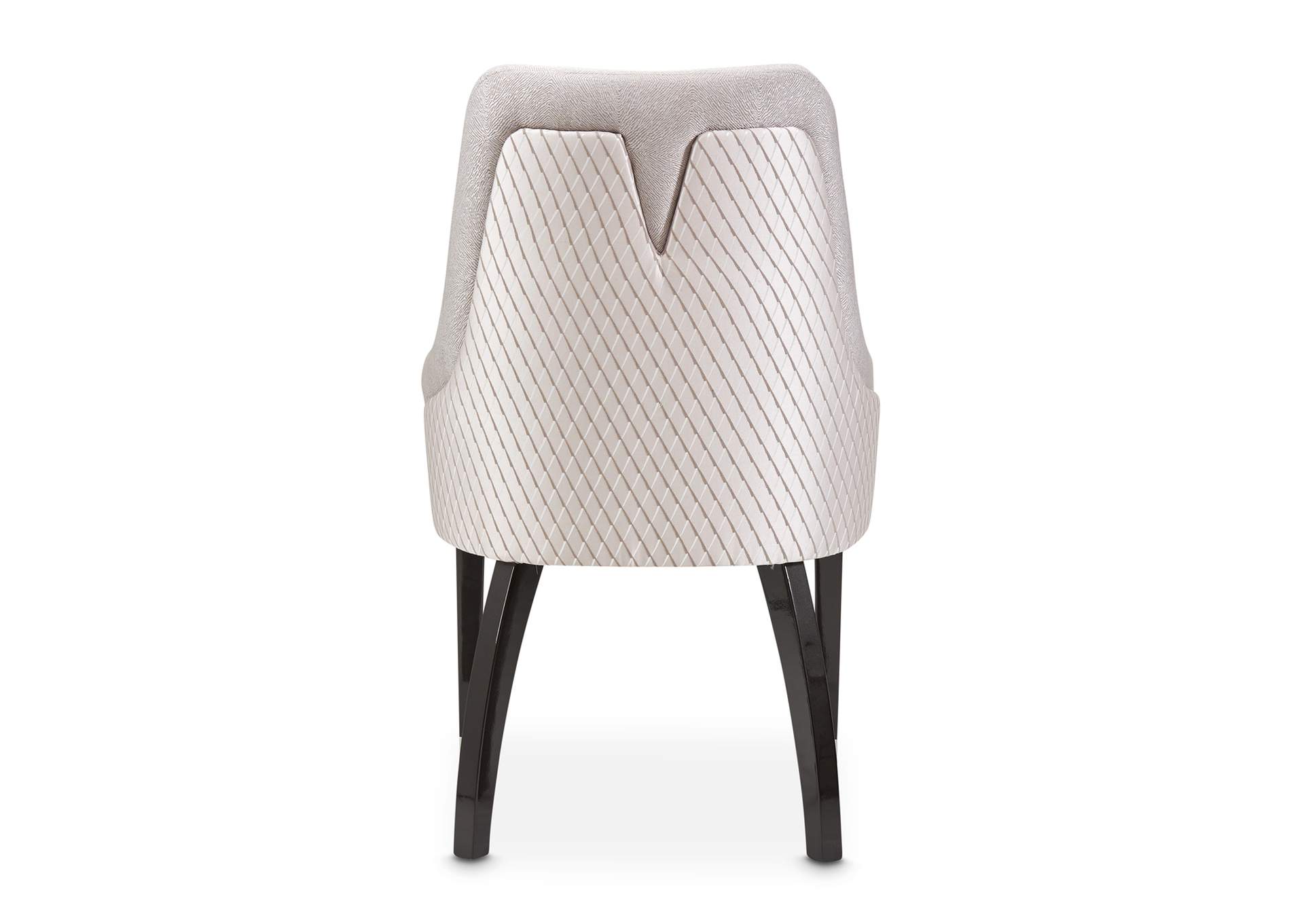 Carmela Dining Arm Chair - Glossy Charcoal Sand image 16