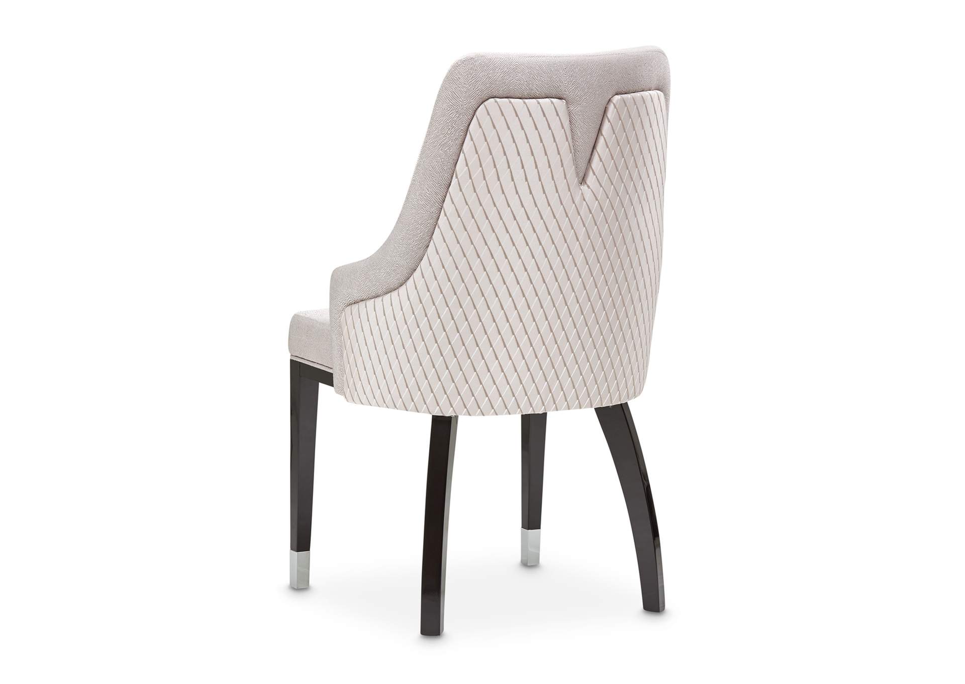 Carmela Dining Arm Chair - Glossy Charcoal Sand image 15
