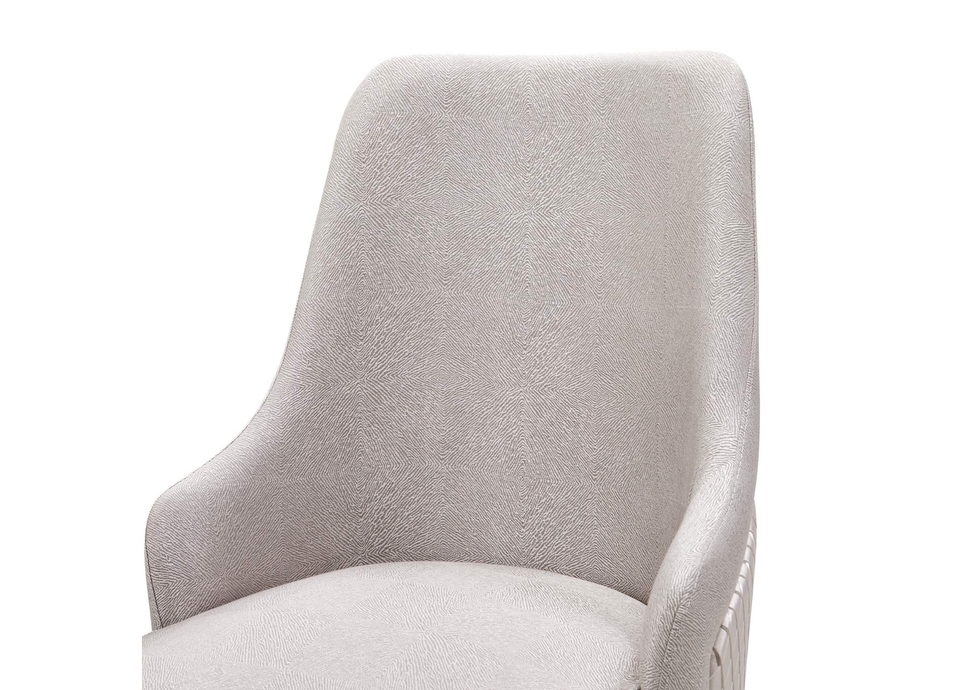 Carmela Dining Arm Chair - Glossy Charcoal Sand image 9