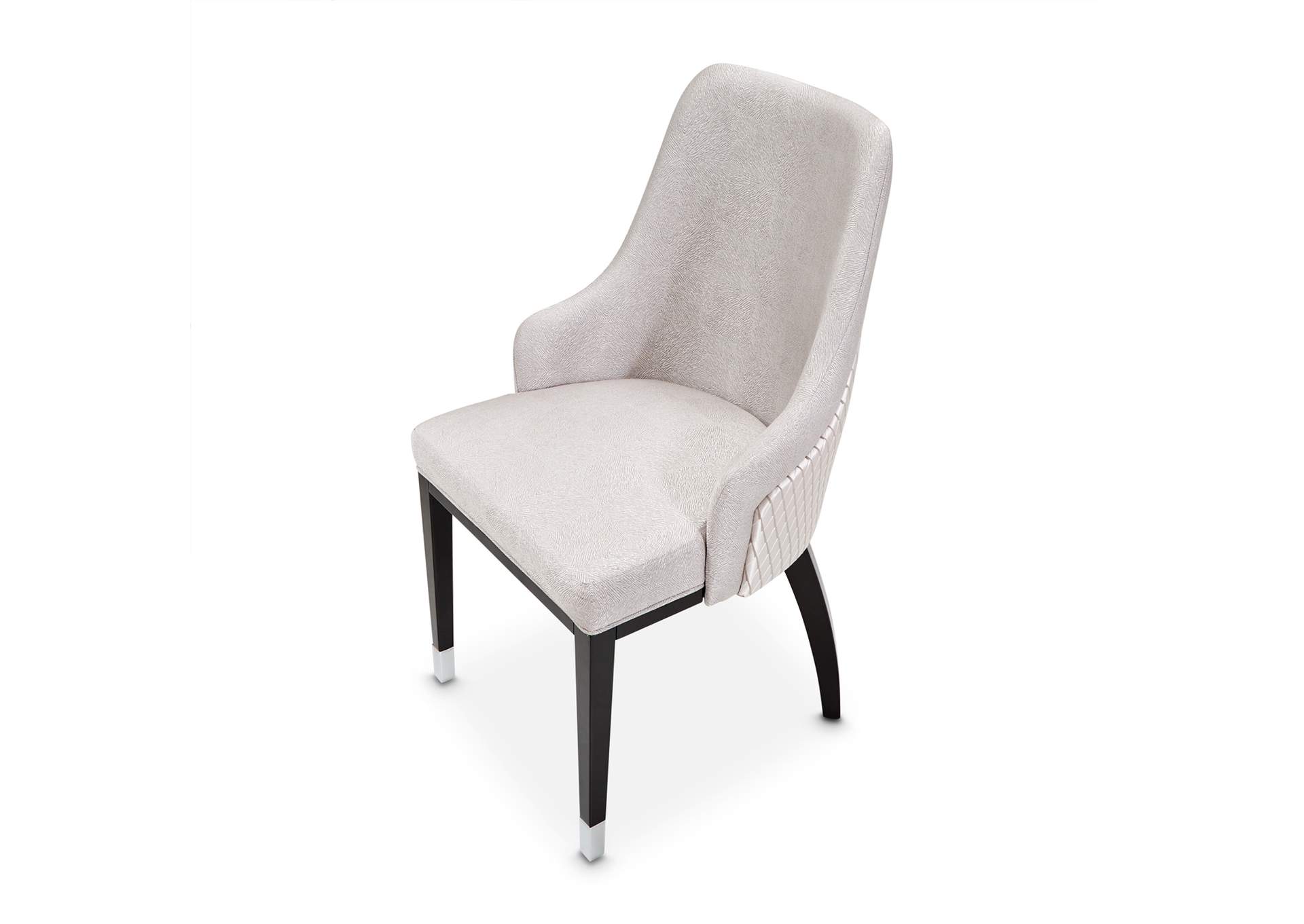 Carmela Dining Arm Chair - Glossy Charcoal Sand image 13
