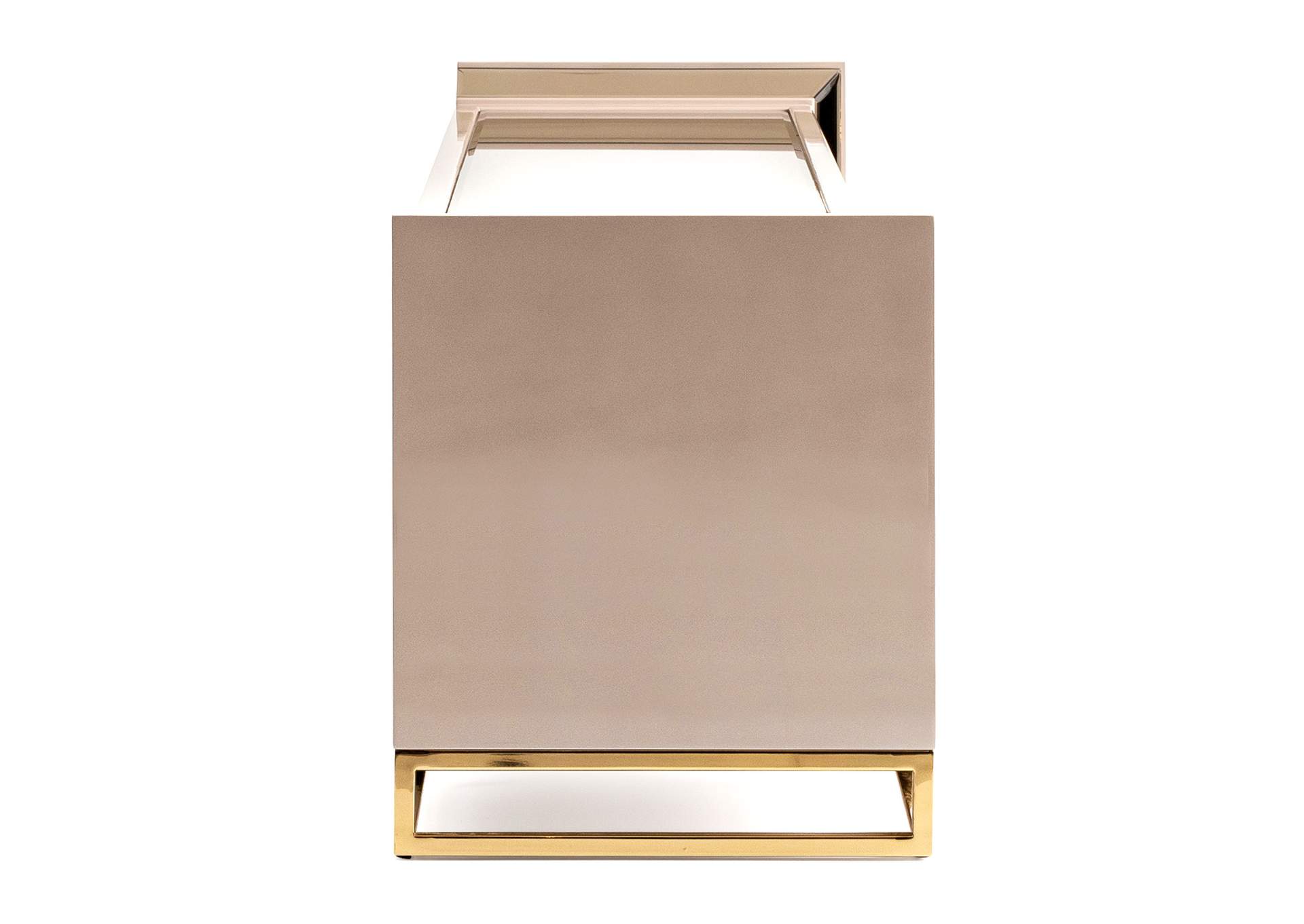 Carmela Media Cabinet - Shimmer Ivory image 5