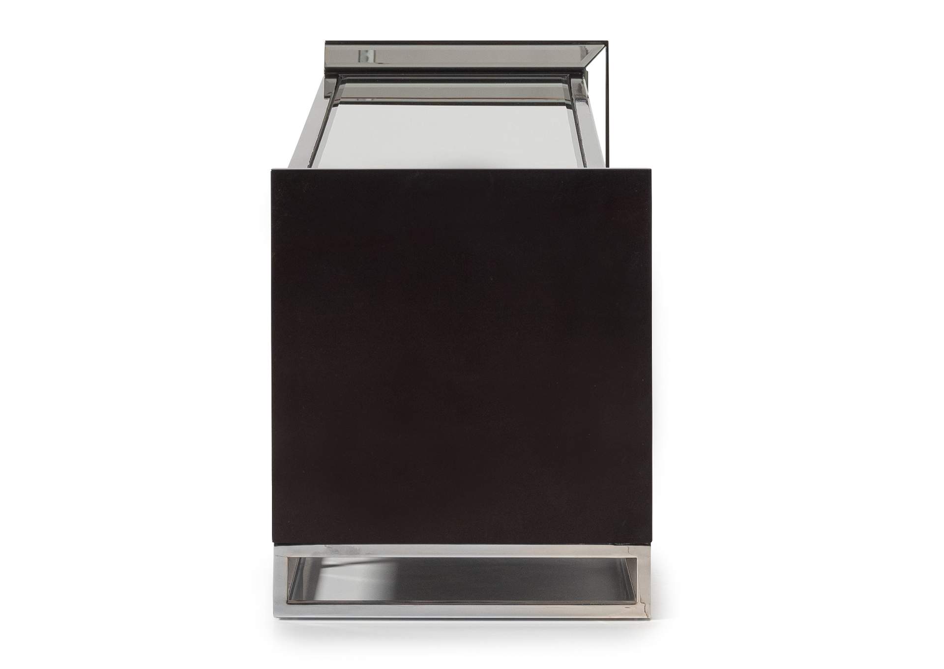 Carmela Media Cabinet - Glossy Charcoal Sand image 4