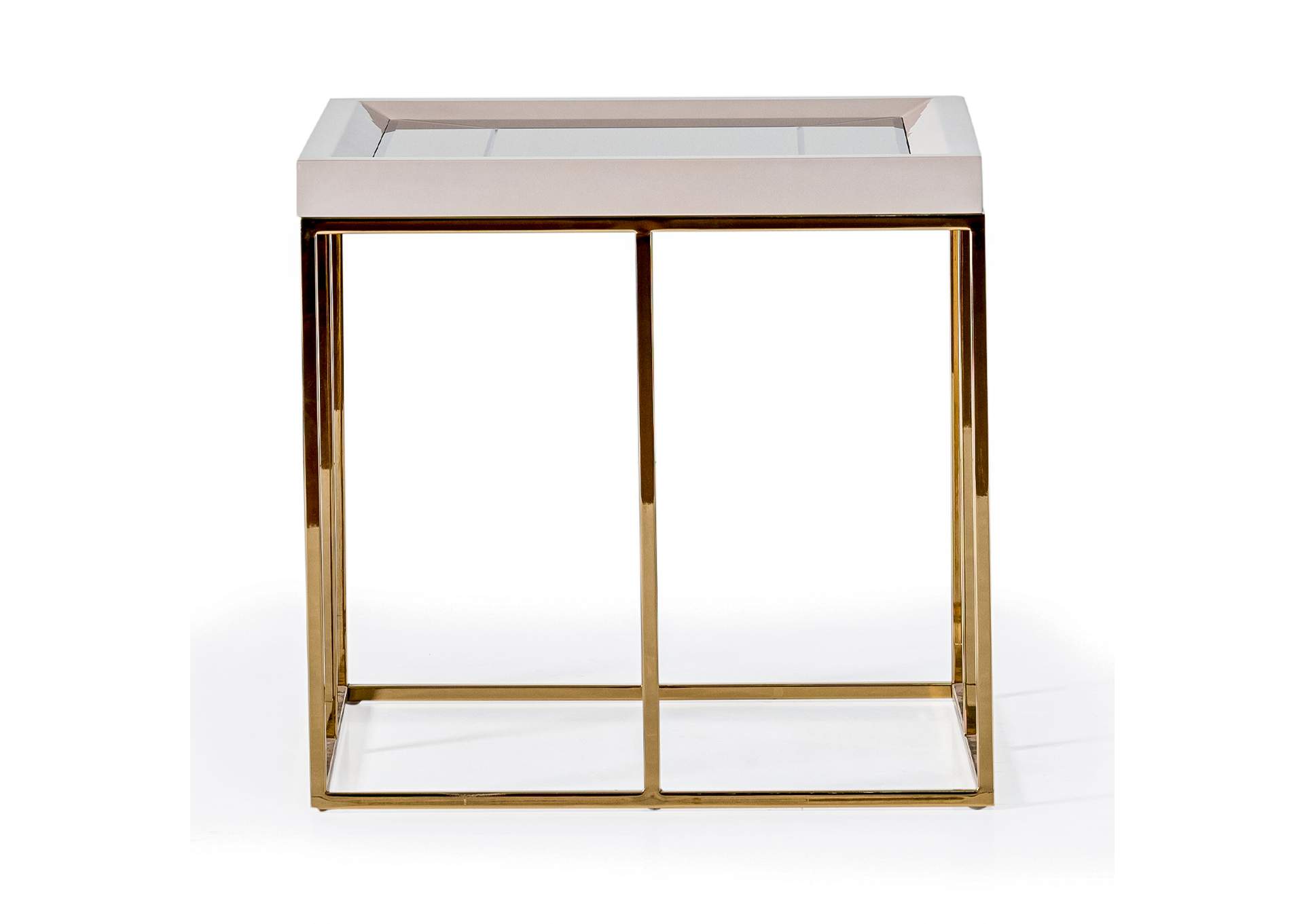 Carmela Side Table - Shimmer Ivory image 3