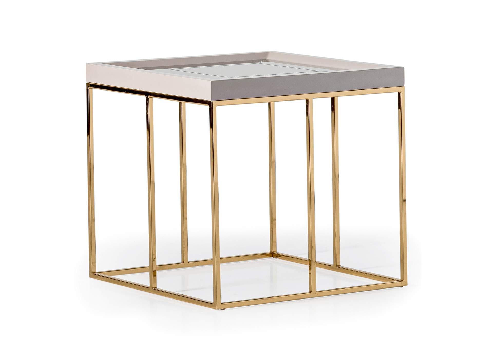 Carmela Side Table - Shimmer Ivory image 4