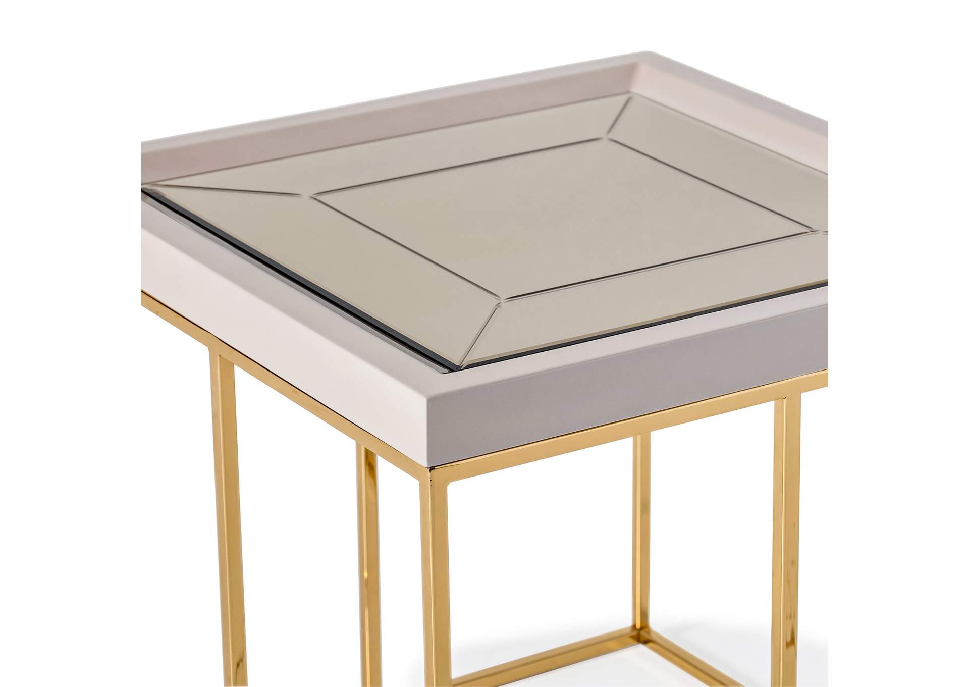 Carmela Side Table - Shimmer Ivory image 6