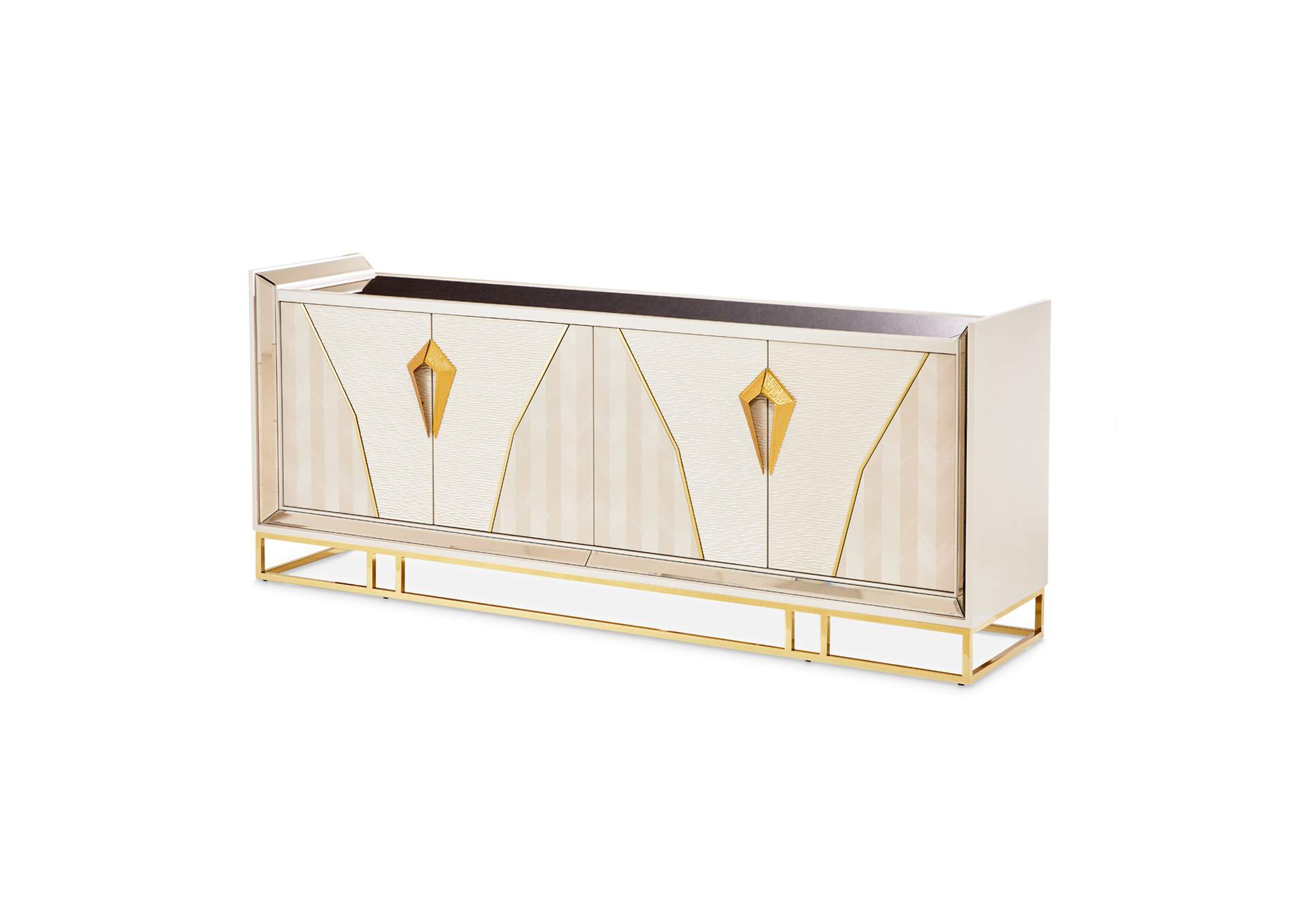 Carmela Console Table - Shimmer Ivory image 1