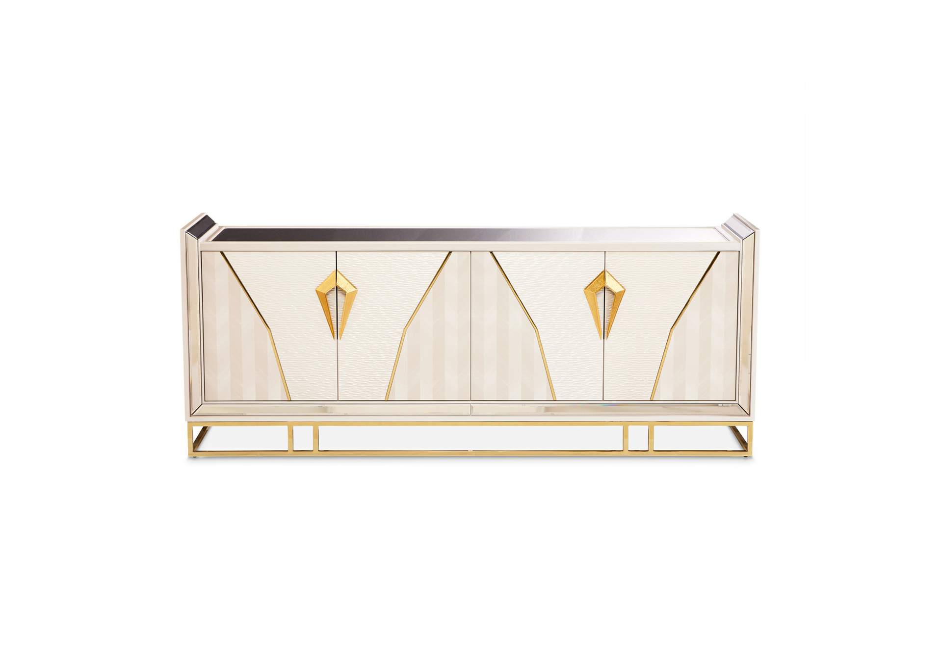 Carmela Console Table - Shimmer Ivory image 3