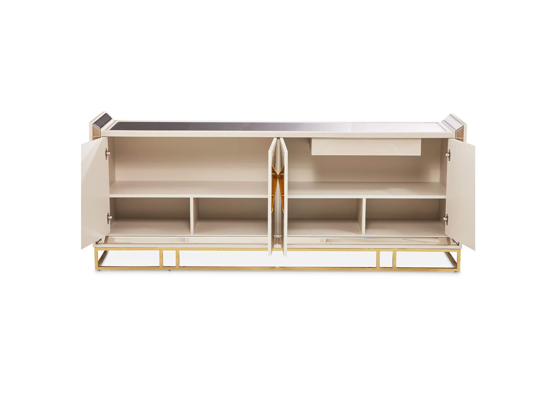 Carmela Console Table - Shimmer Ivory image 4