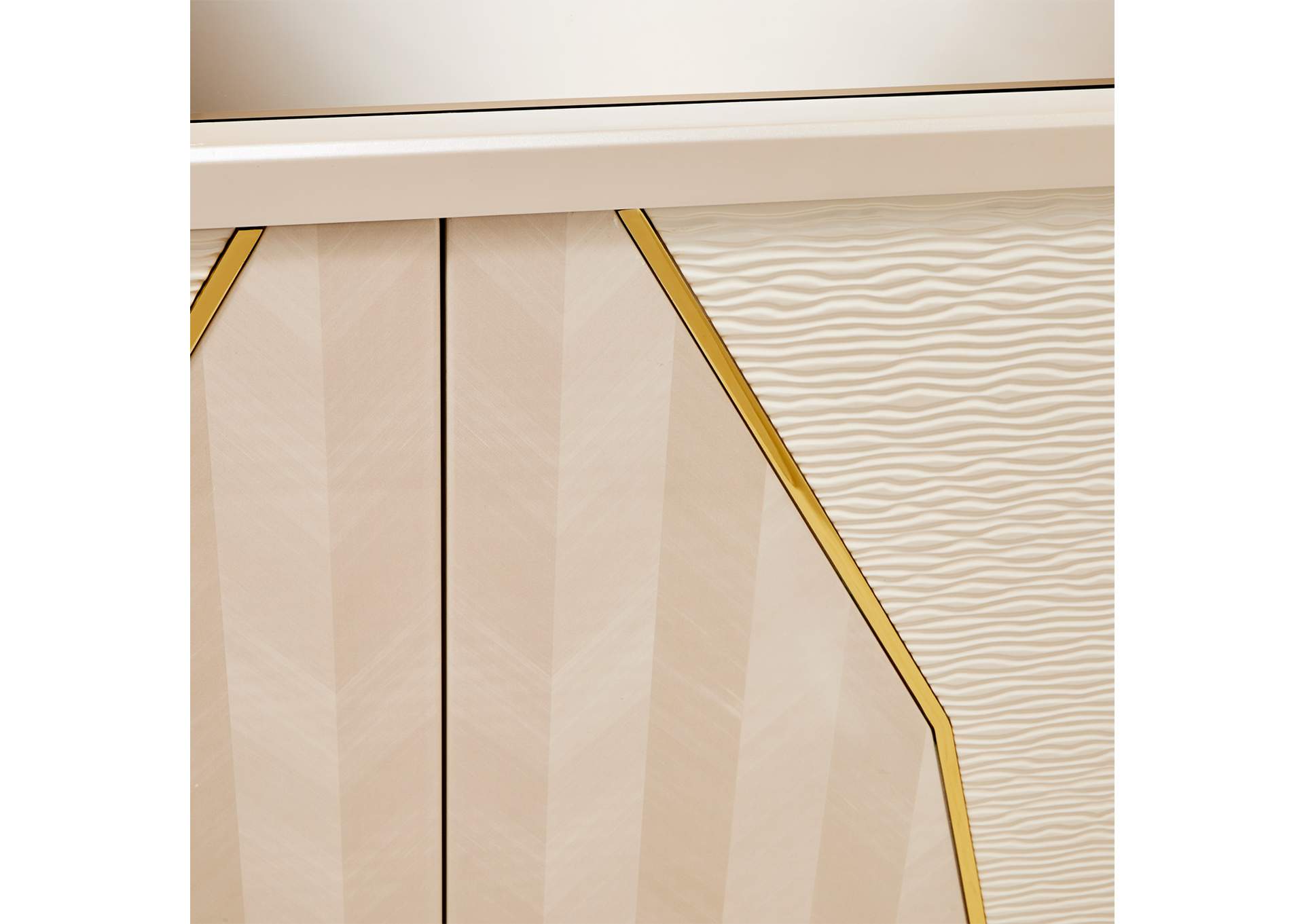 Carmela Console Table - Shimmer Ivory image 6