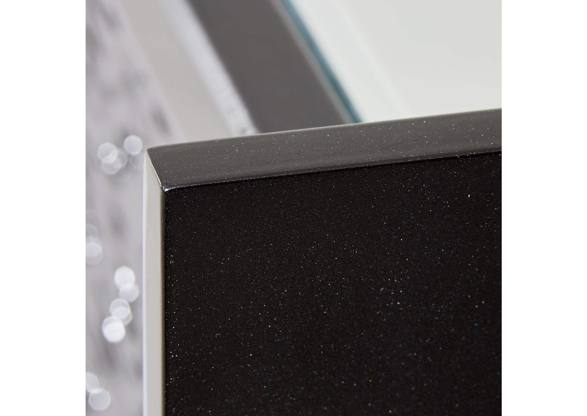 Carmela Console Table - Glossy Charcoal Sand image 15