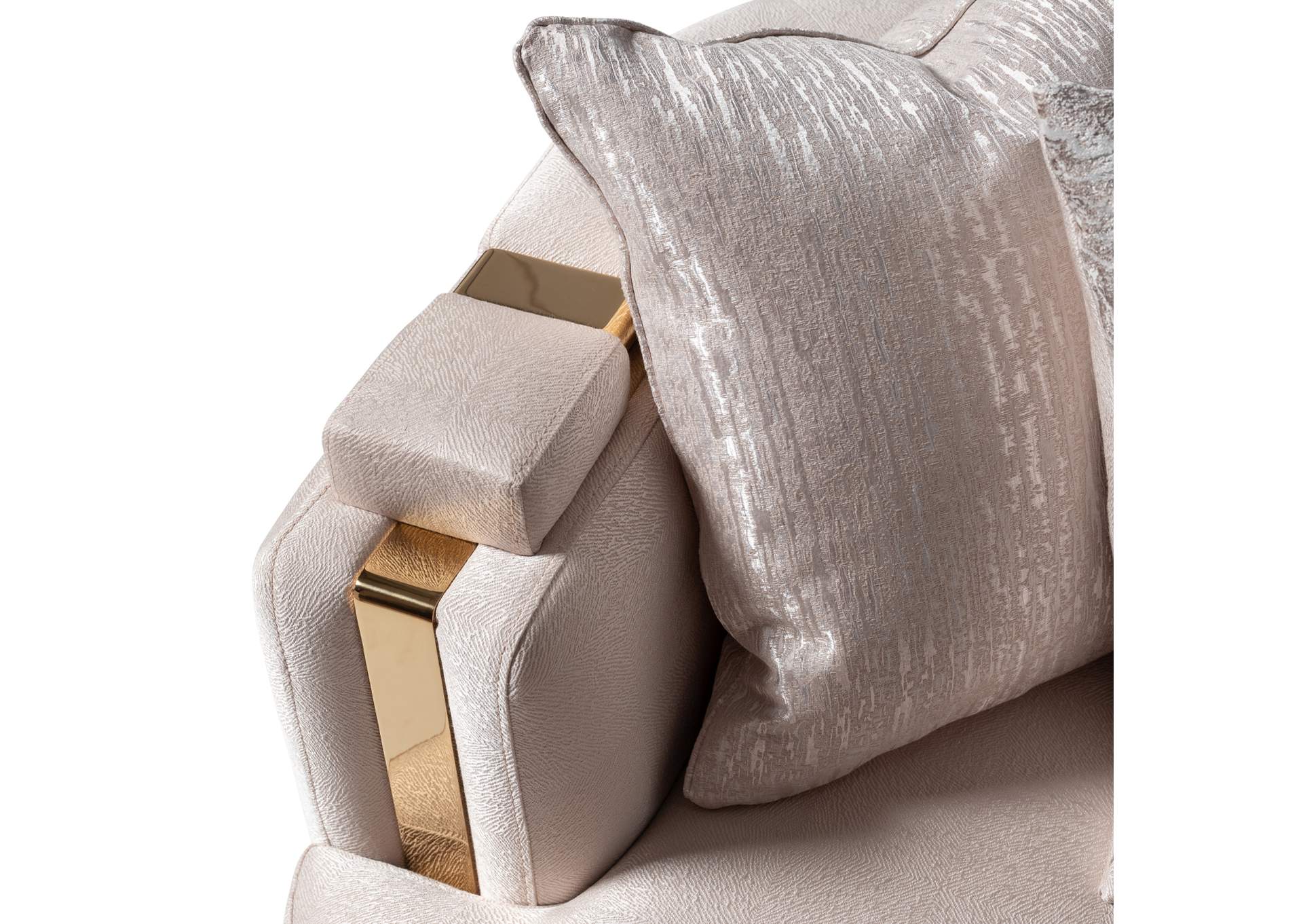 Carmela Sofa - Almond and Gold image 15