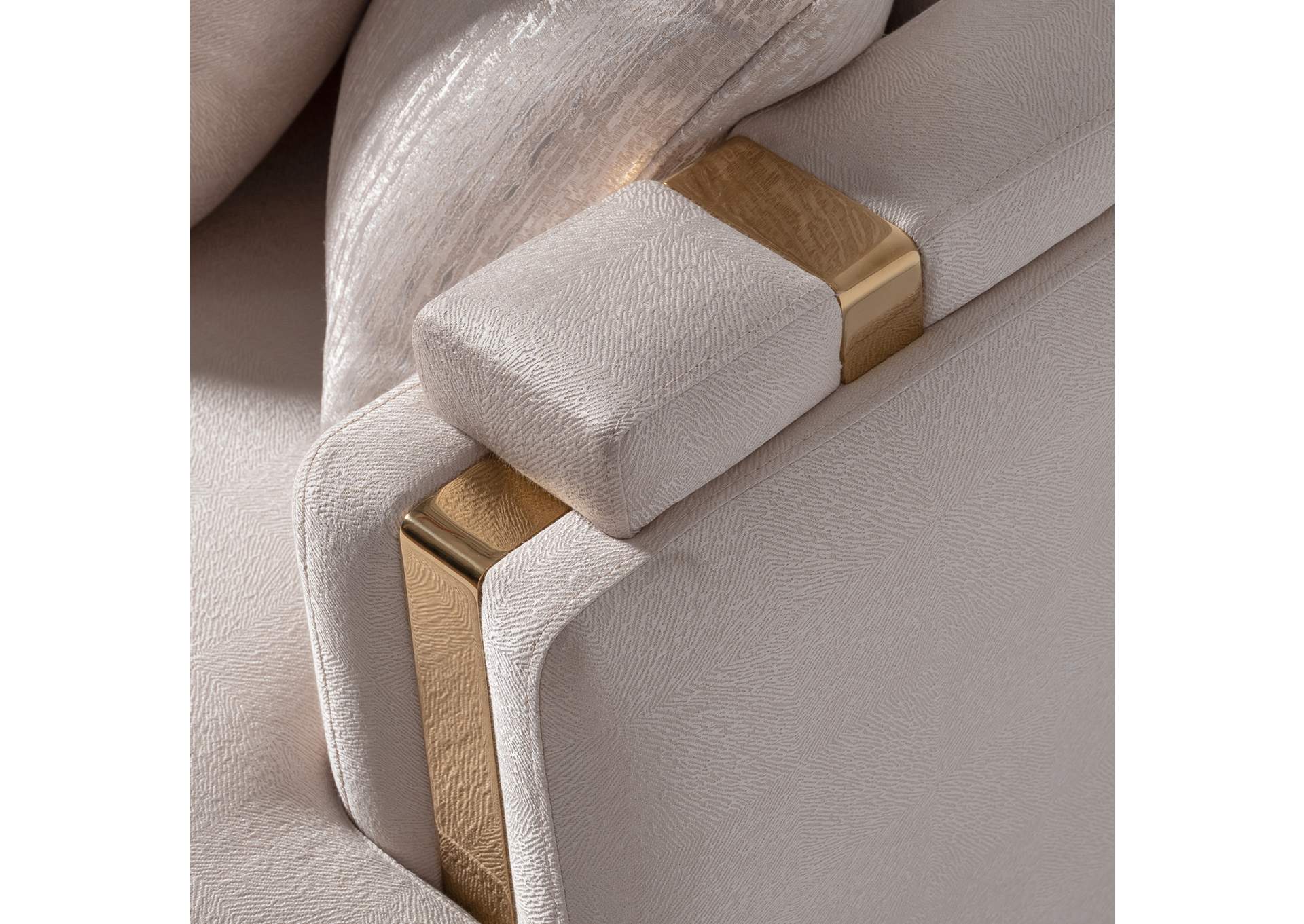 Carmela Sofa - Almond and Gold image 16