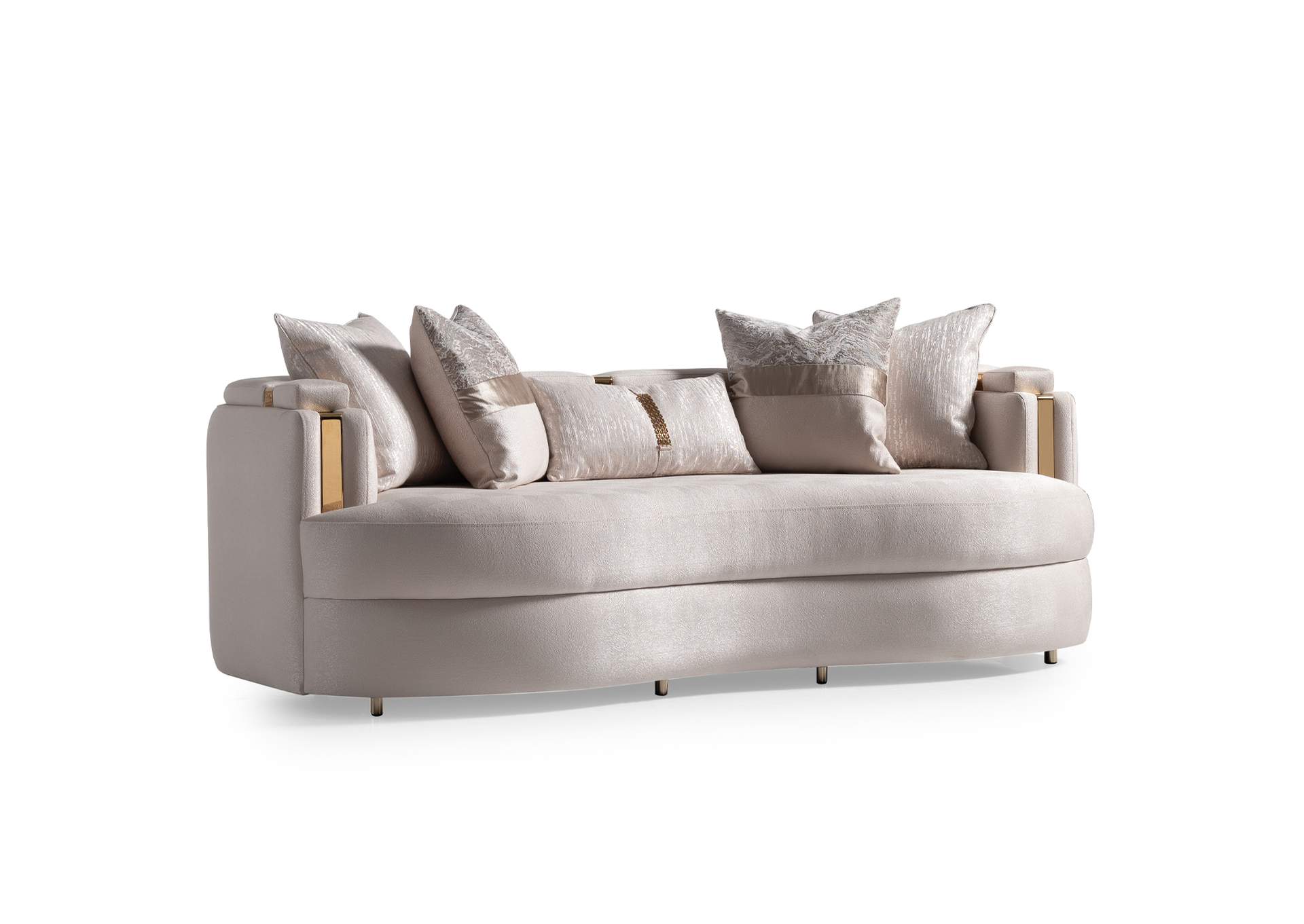 Carmela Sofa - Almond and Gold image 5