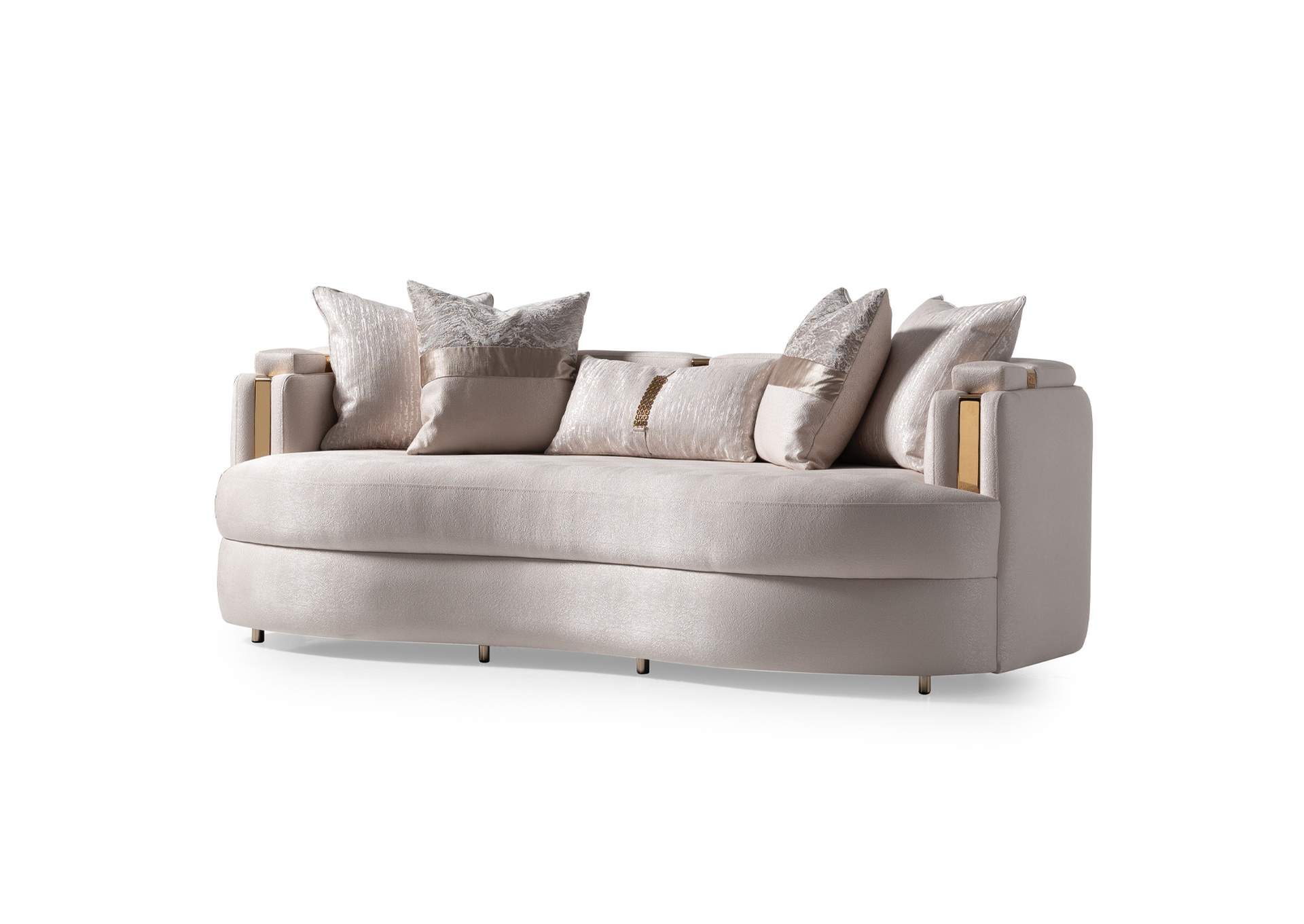 Carmela Sofa - Almond and Gold image 6