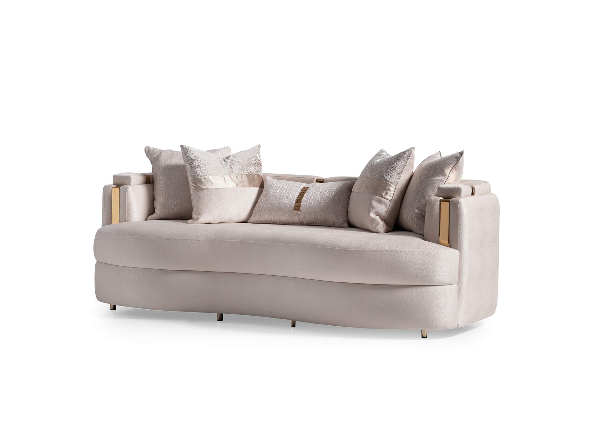 Carmela Sofa - Almond and Gold image 7