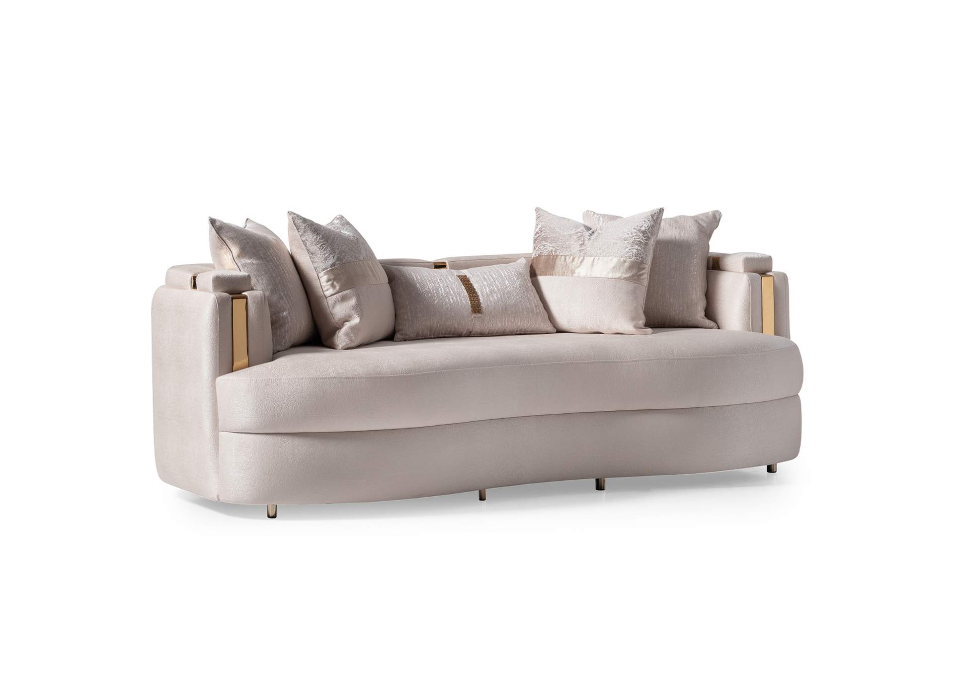 Carmela Sofa - Almond and Gold image 8