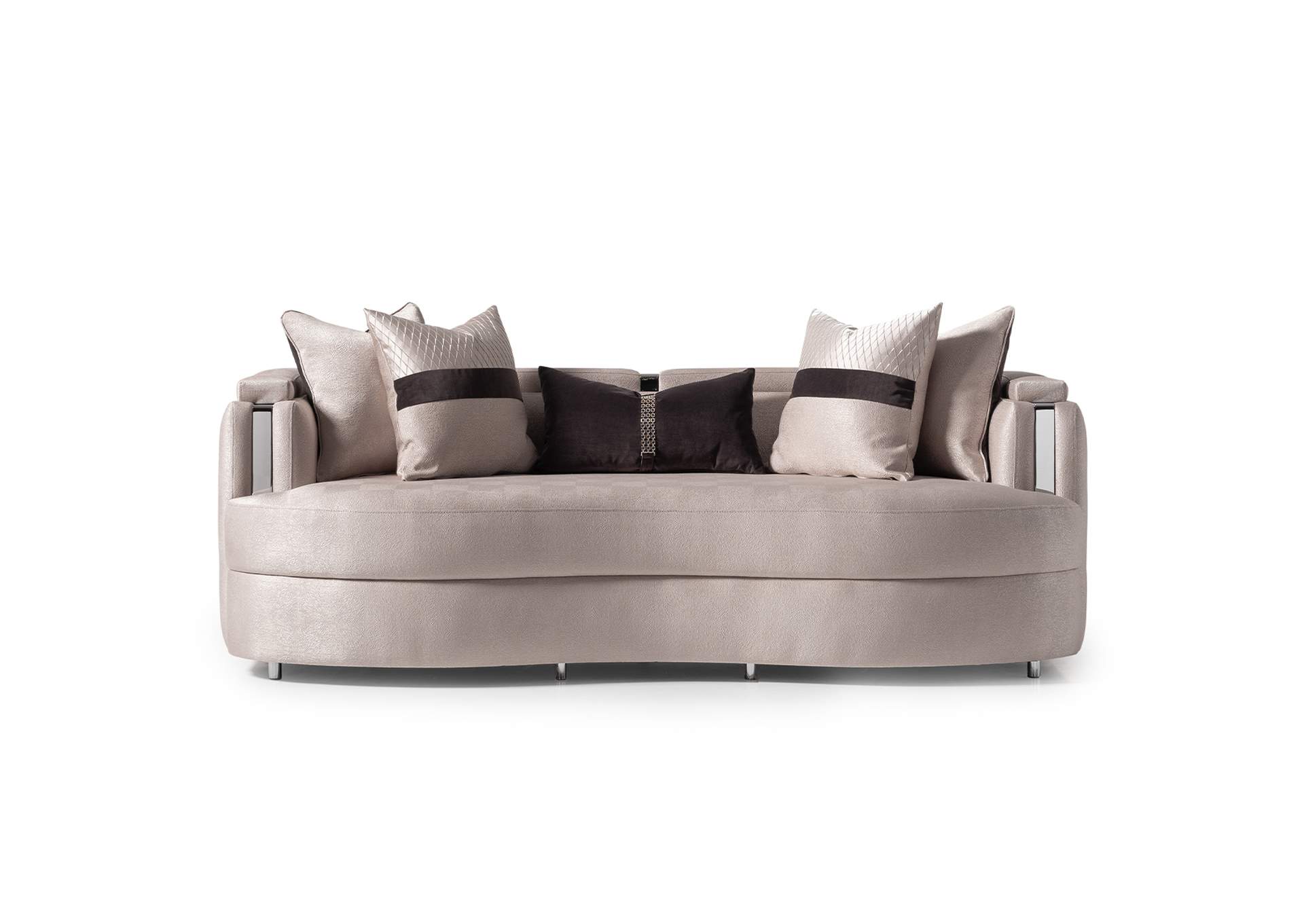 Carmela Sofa - Zinc and Silver image 1