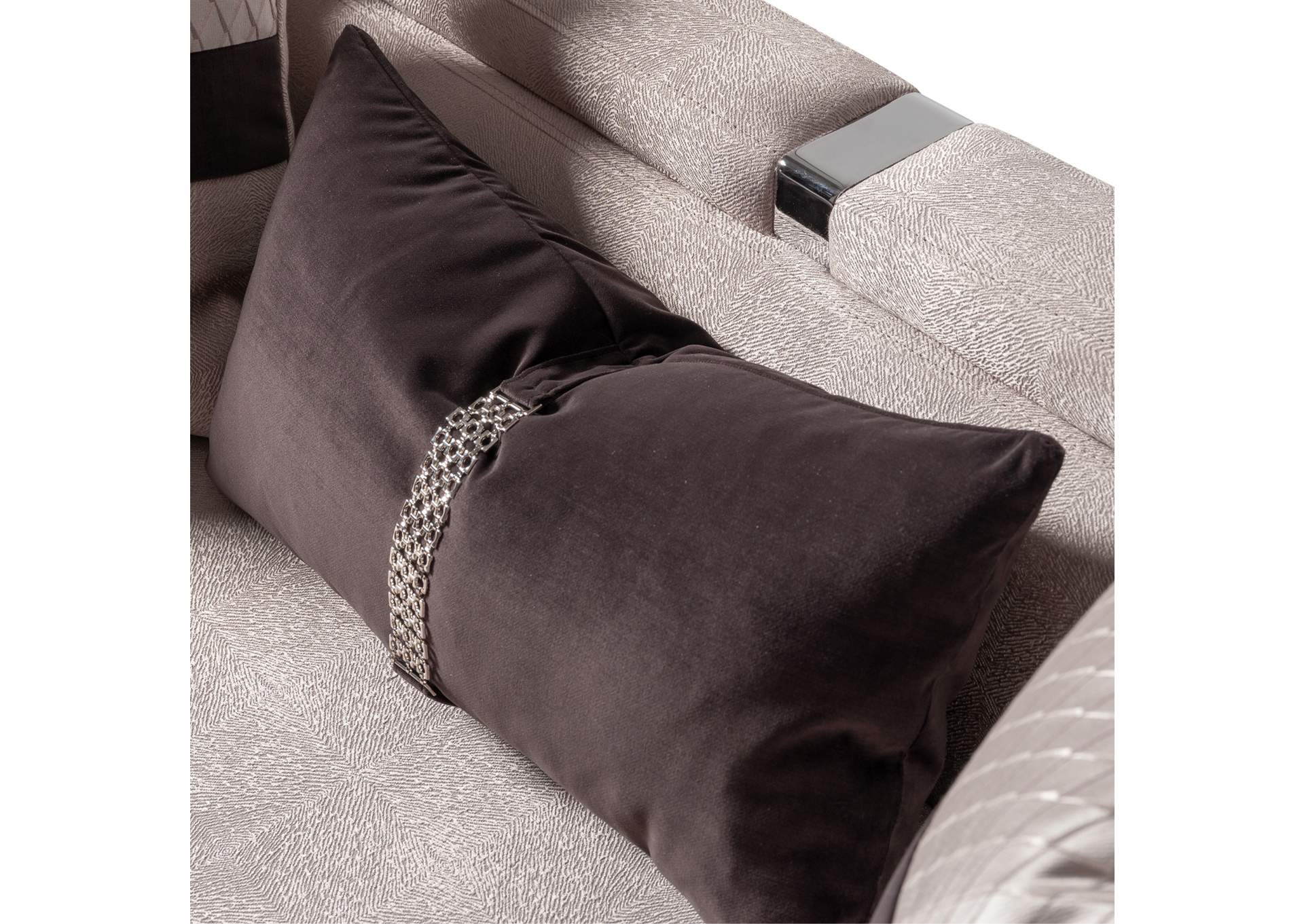 Carmela Sofa - Zinc and Silver image 10