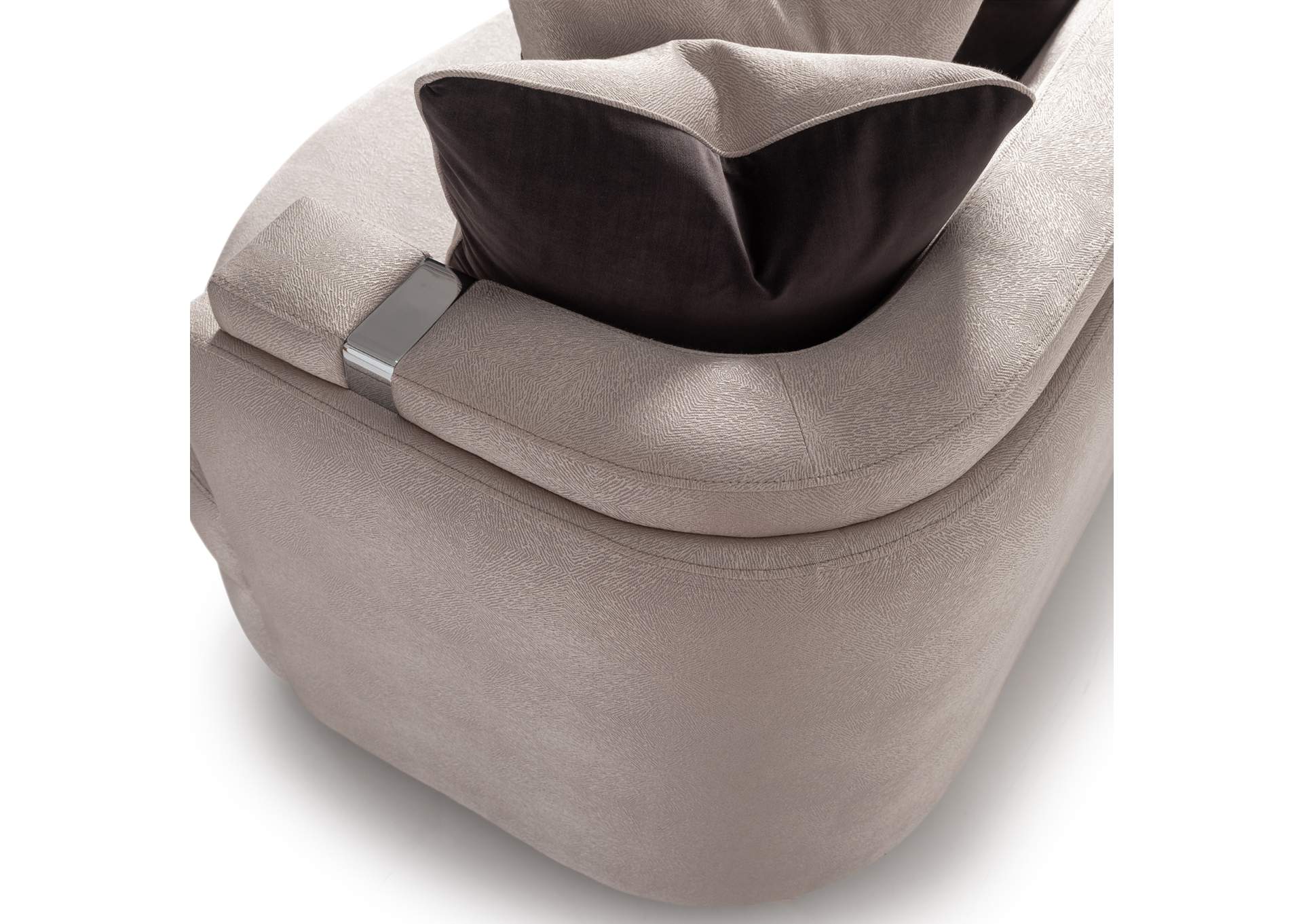 Carmela Sofa - Zinc and Silver image 11