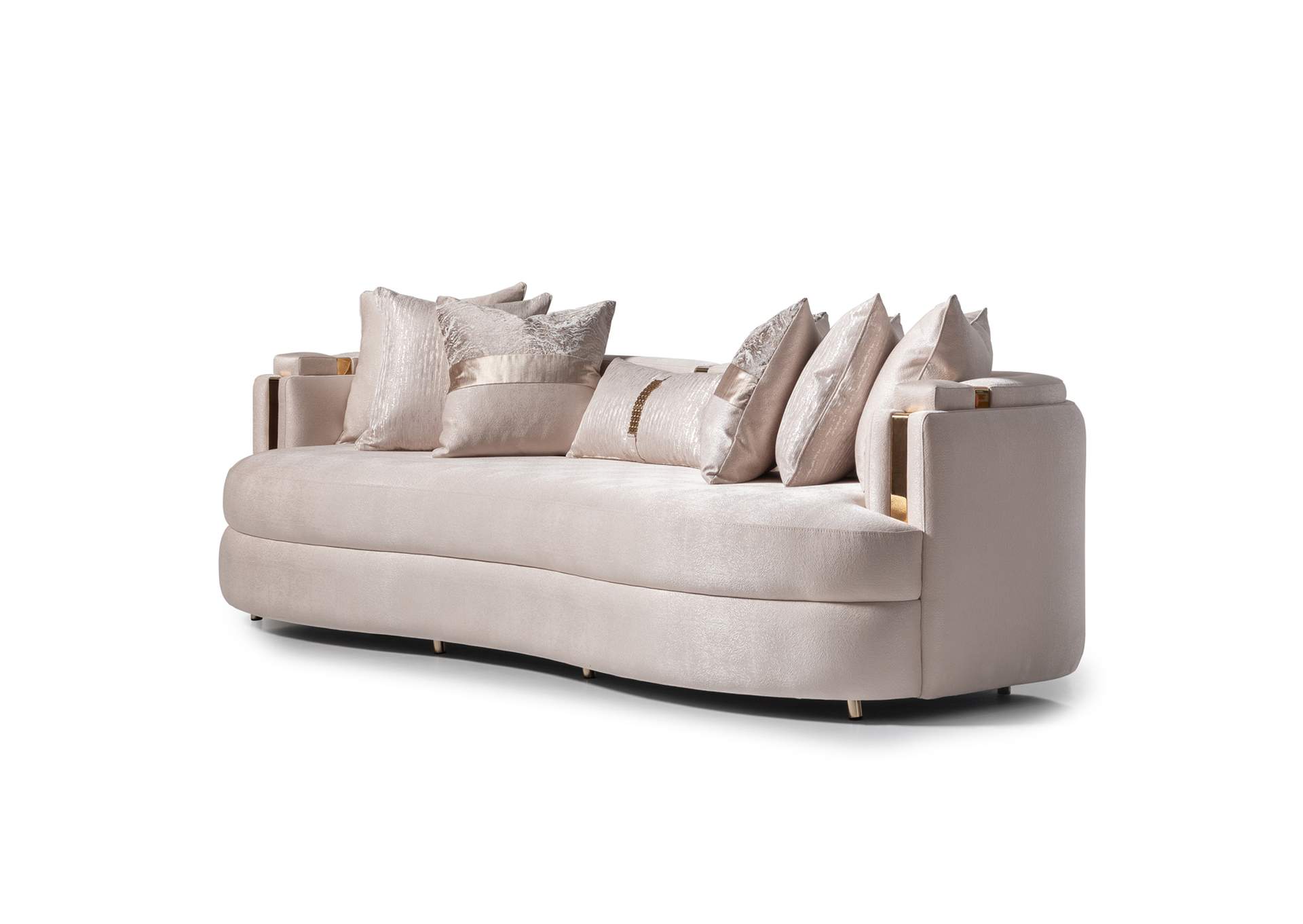 Carmela Mansion Sofa - Almond and Gold image 19