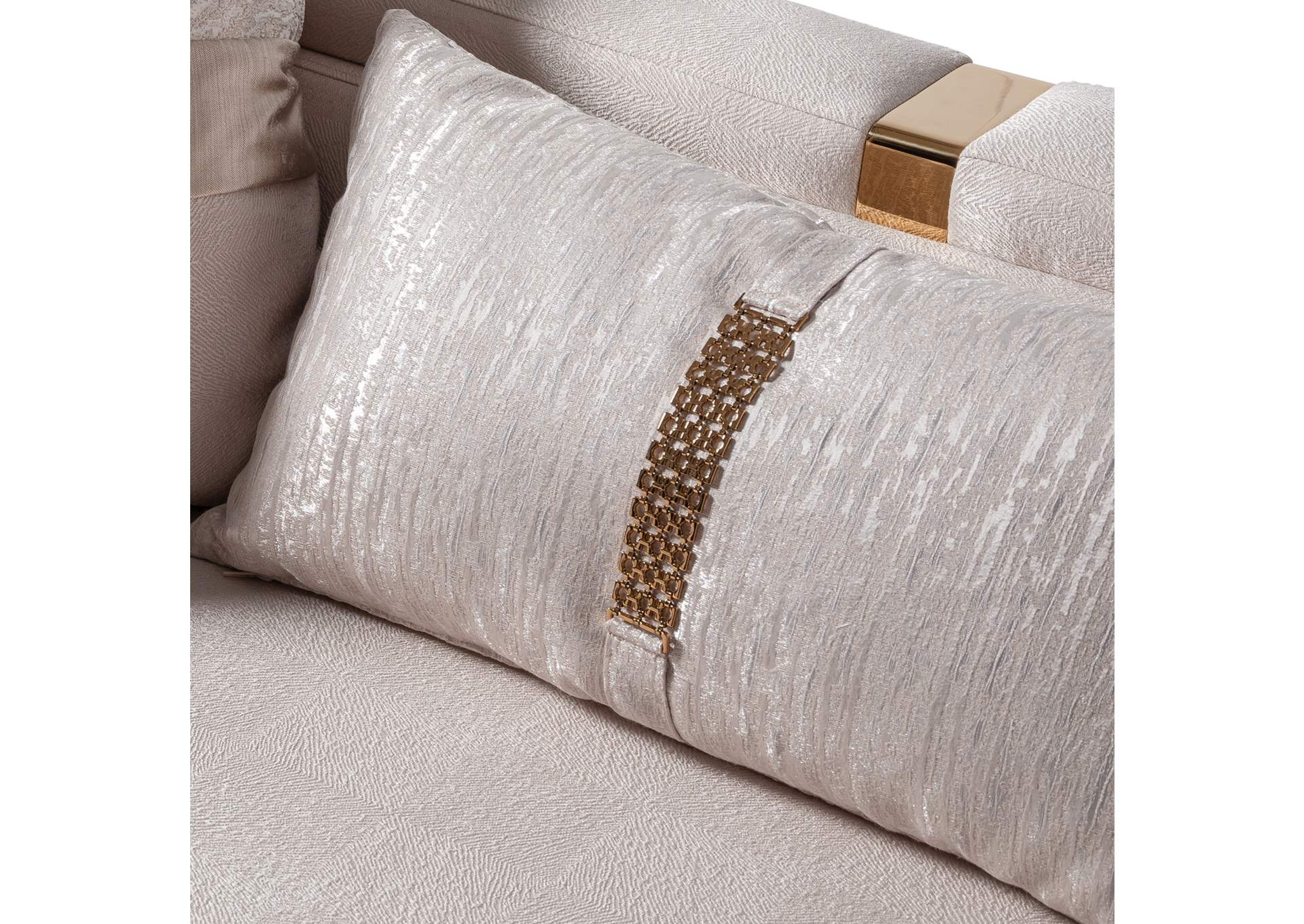 Carmela Mansion Sofa - Almond and Gold image 9