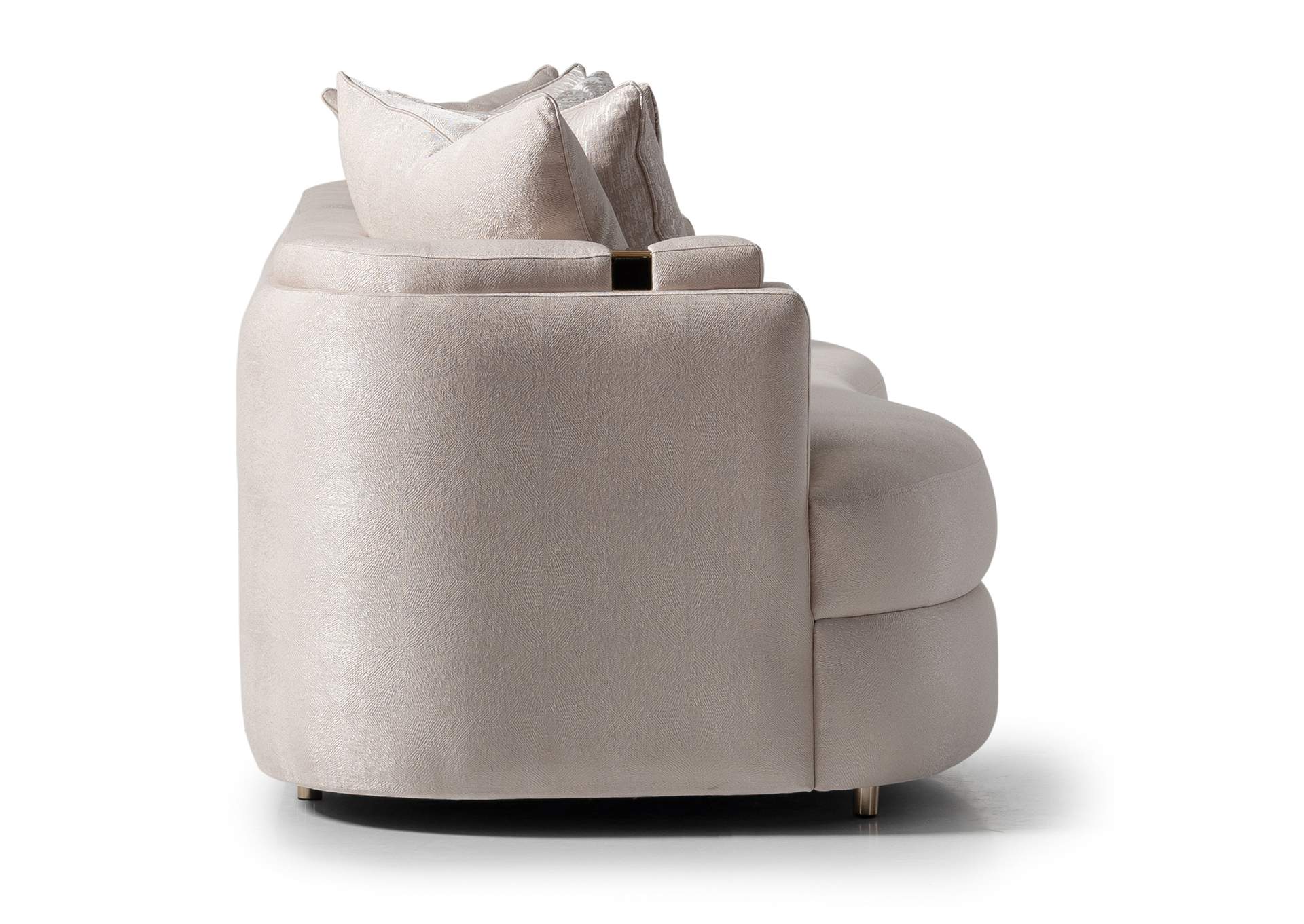 Carmela Mansion Sofa - Almond and Gold image 15