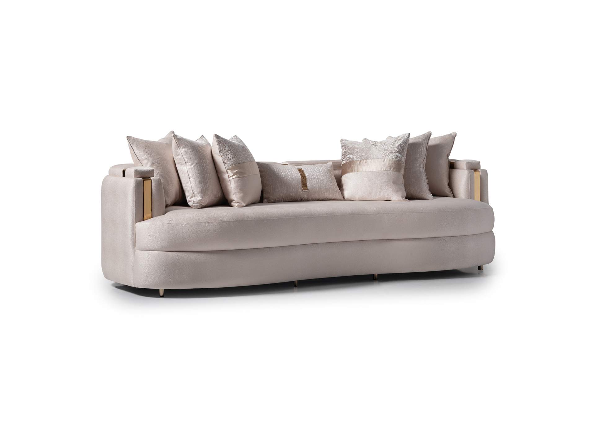 Carmela Mansion Sofa - Almond and Gold image 13