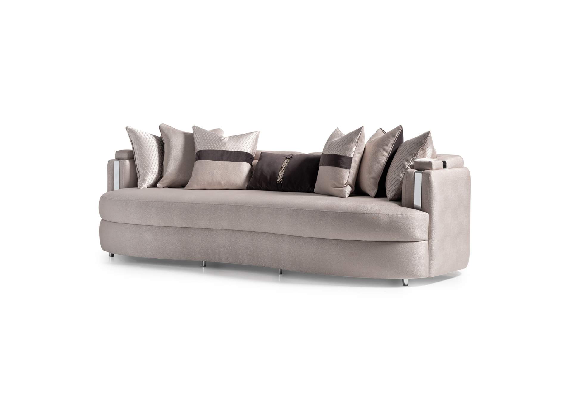 Carmela Mansion Sofa - Zinc and Silver image 19