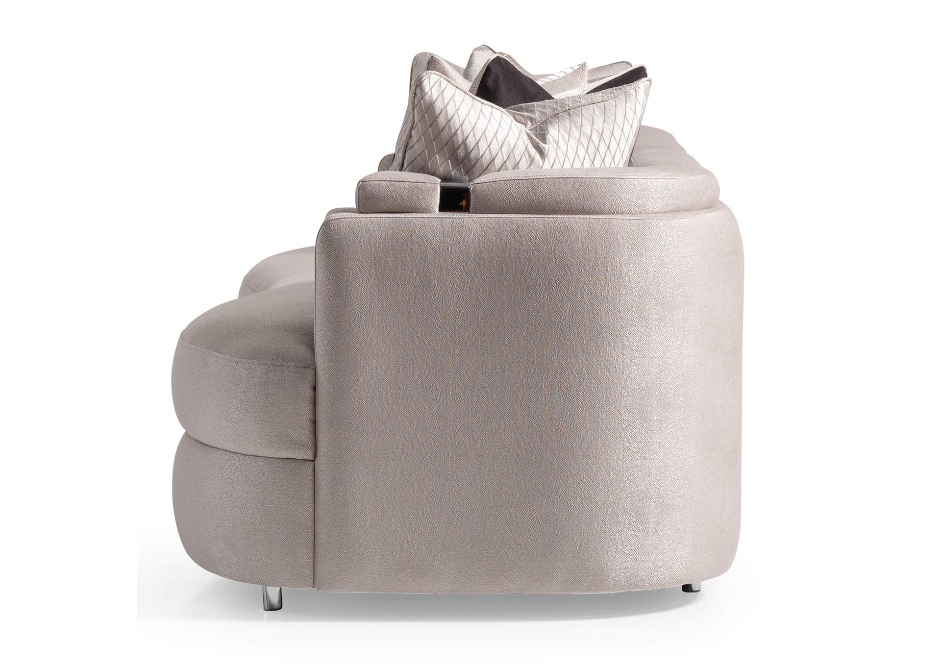 Carmela Mansion Sofa - Zinc and Silver image 18