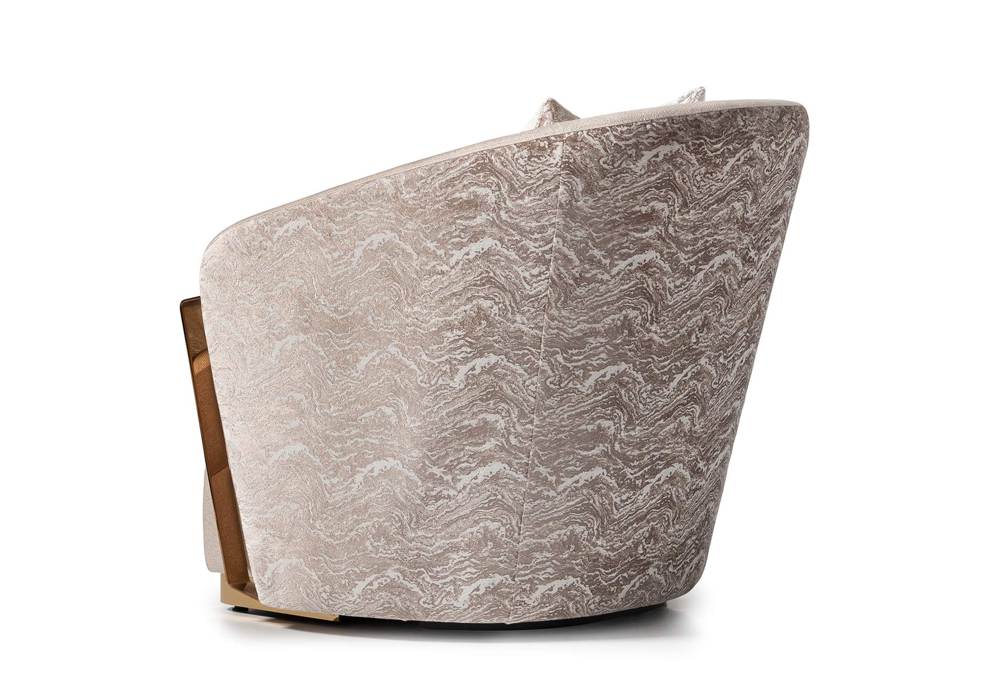 Carmela Accent Chair - Almond and Gold image 19