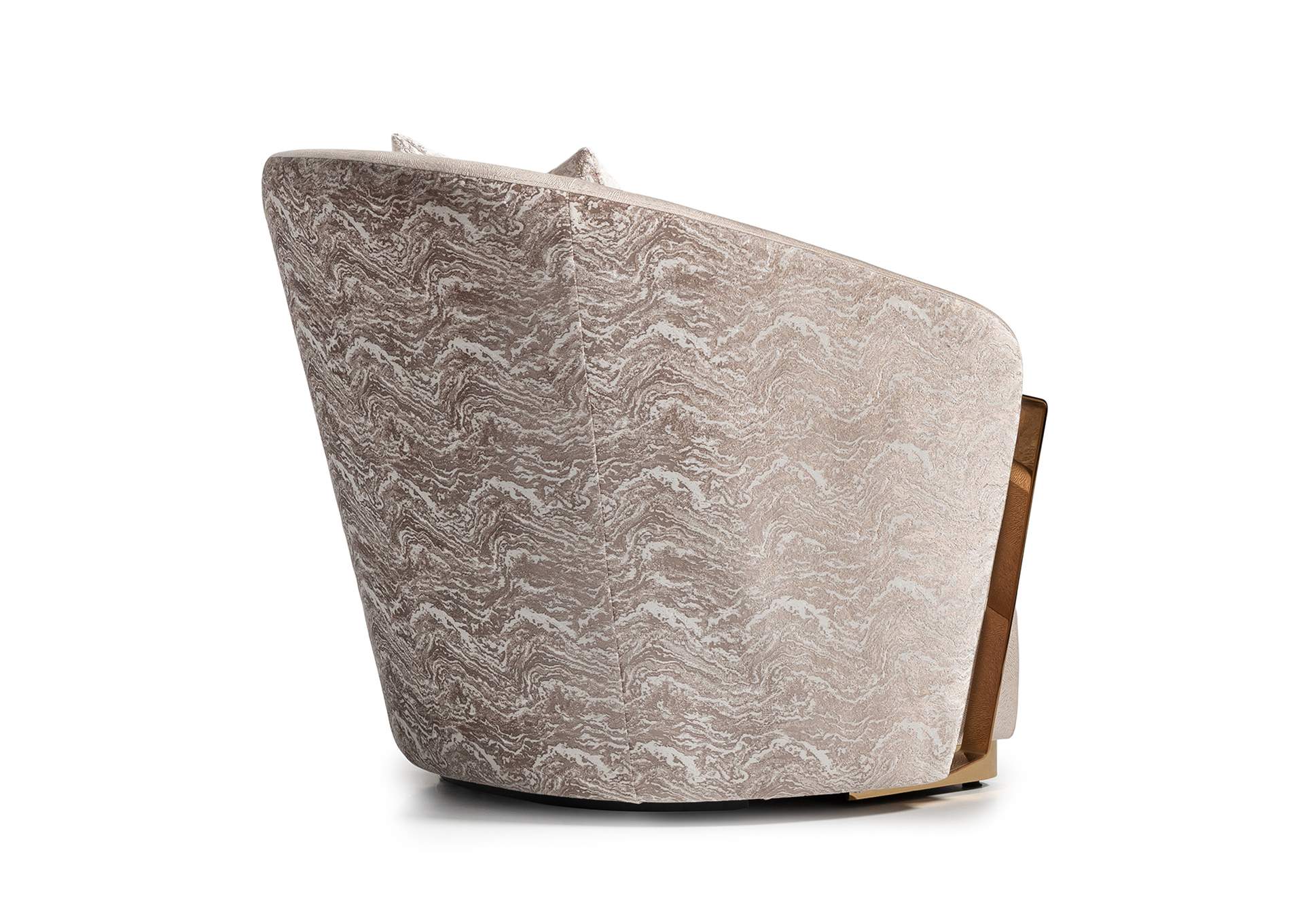 Carmela Accent Chair - Almond and Gold image 16
