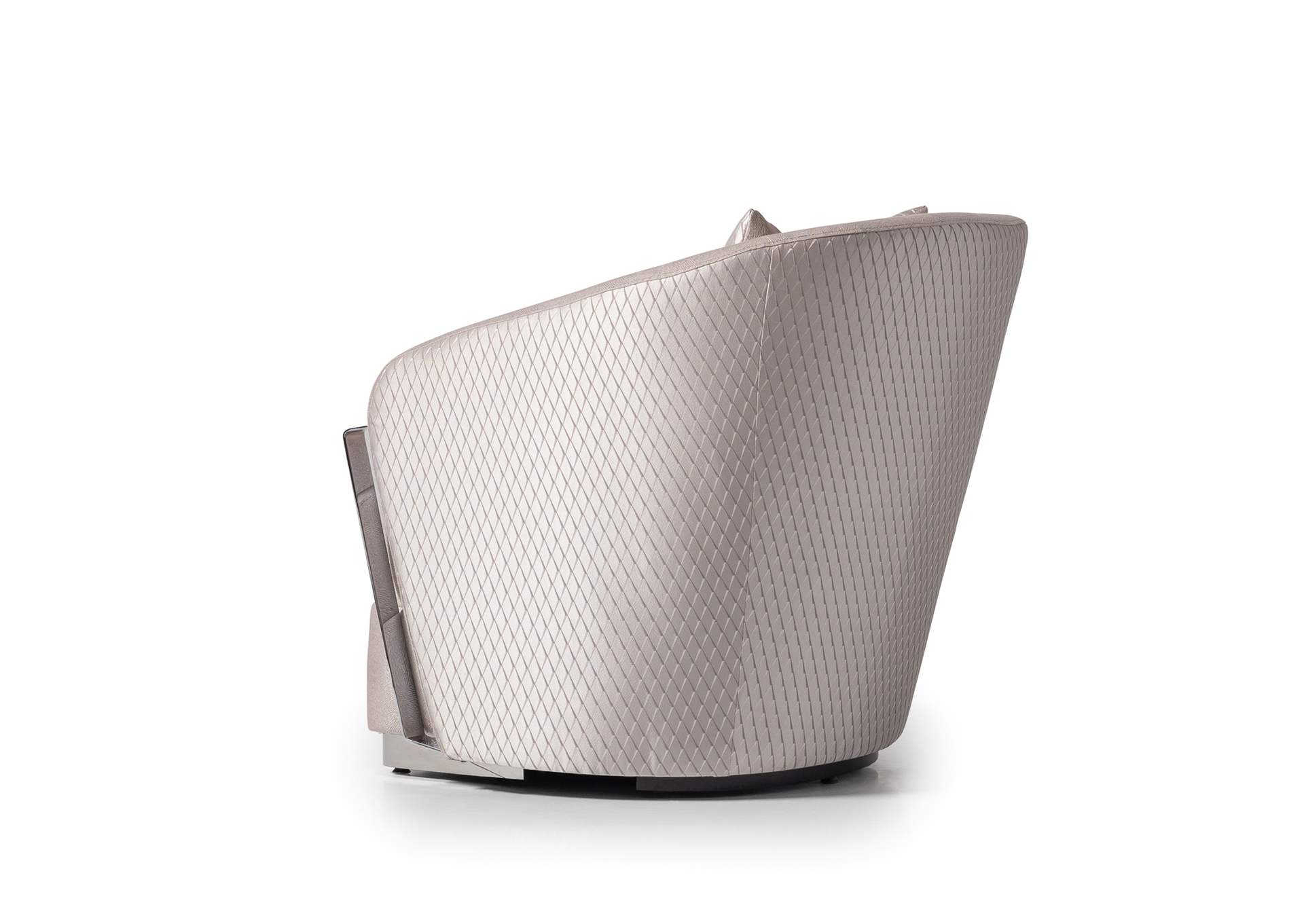 Carmela Accent Chair - Zinc and Silver image 7