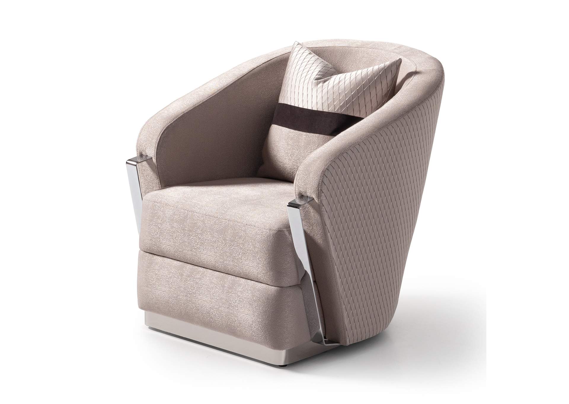Carmela Accent Chair - Zinc and Silver image 11