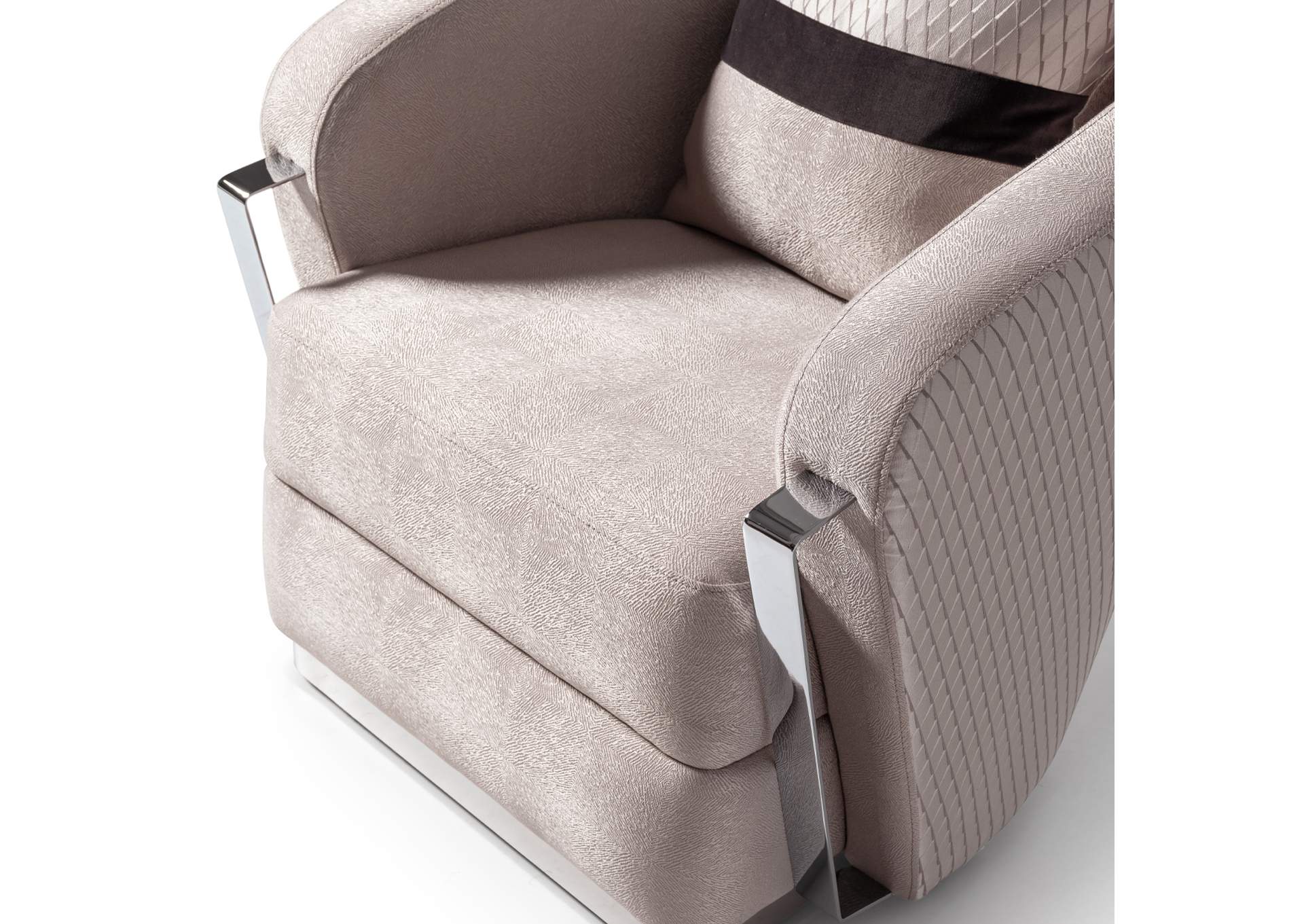 Carmela Accent Chair - Zinc and Silver image 12