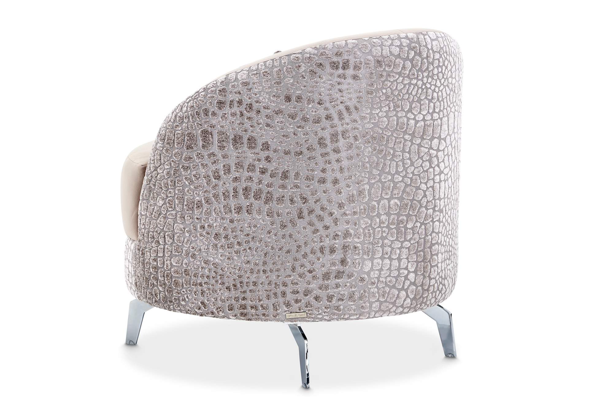 Dion Accent Chair Chair - Stone and Silver image 8