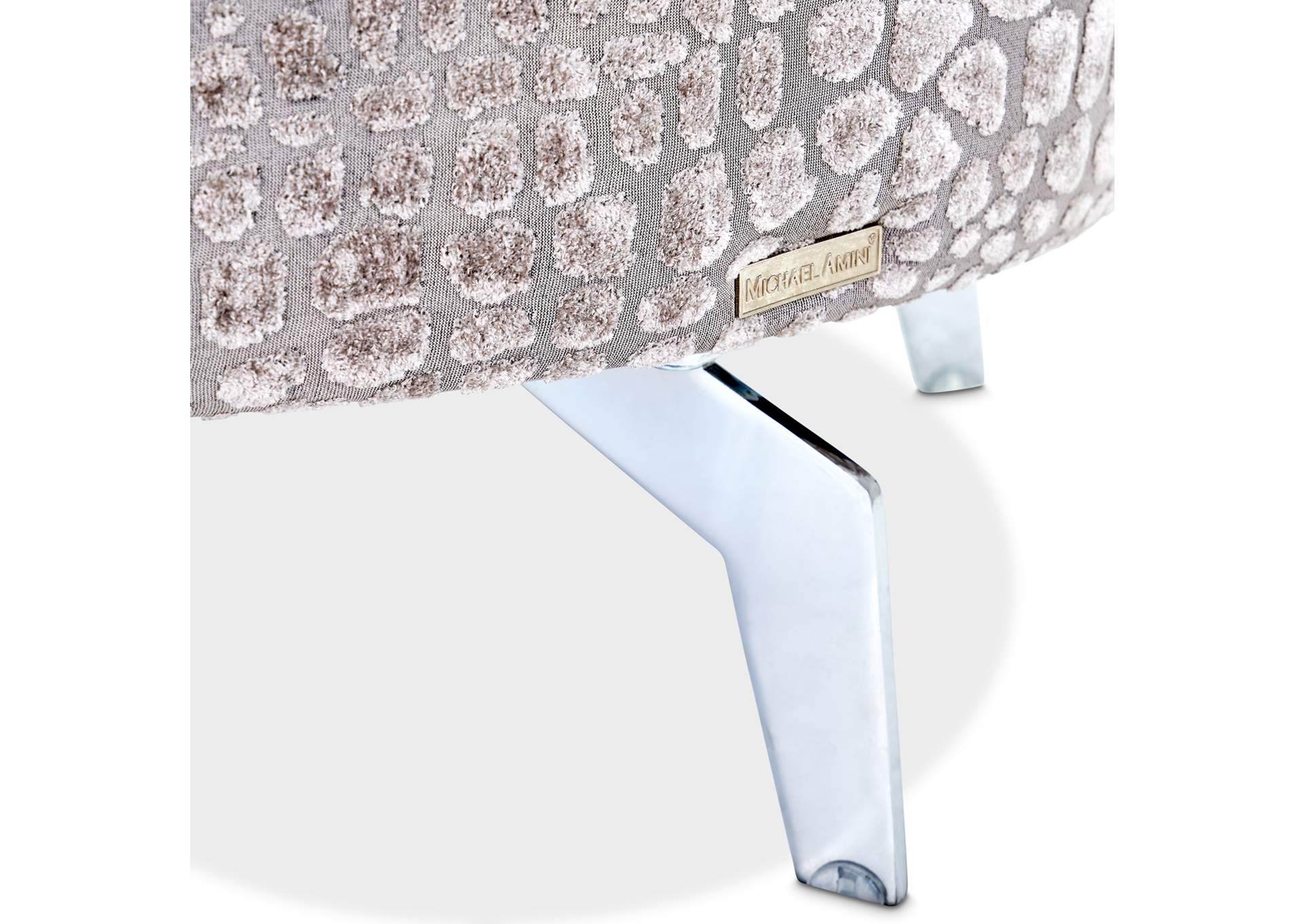 Dion Accent Chair Chair - Stone and Silver image 11