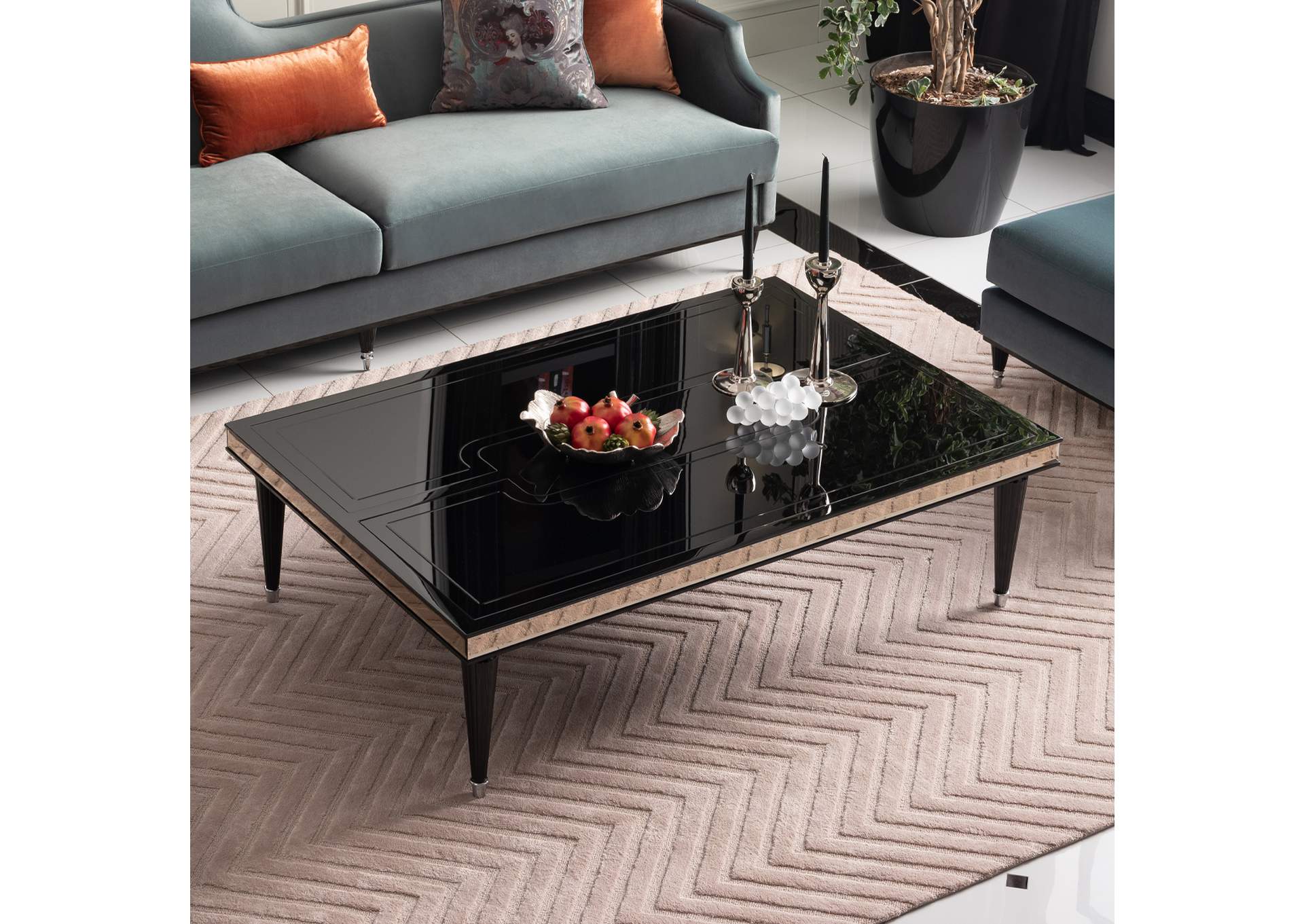 La Francaise Cocktail Table - Black Ice image 10