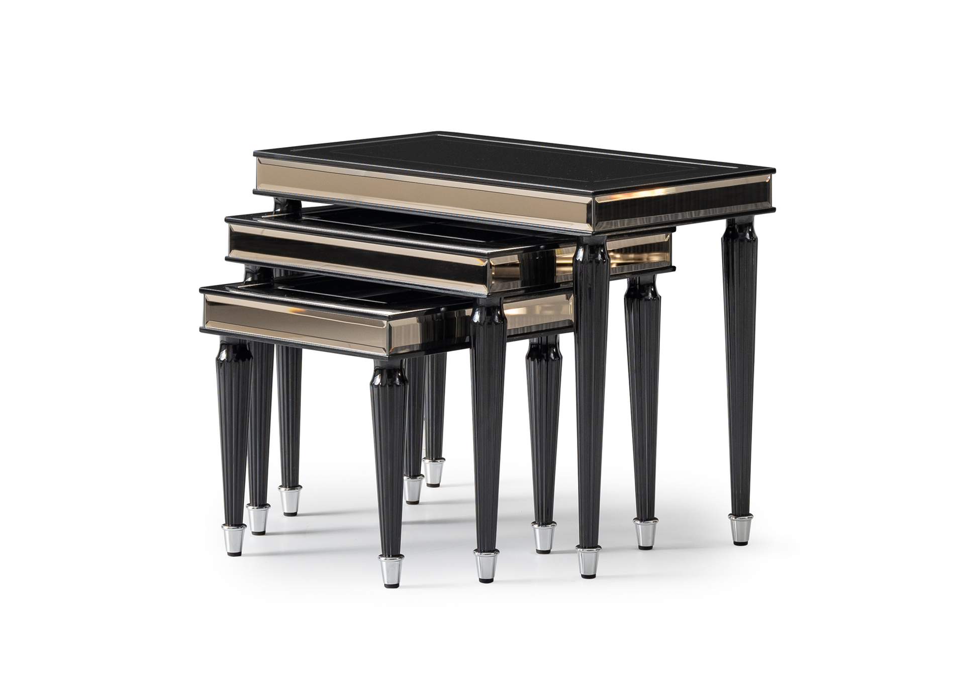 La Francaise Nesting Tables - Set of 3 - Black Ice image 3