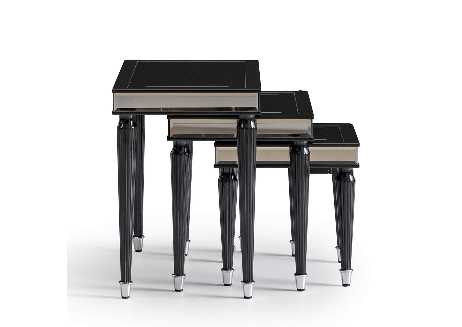 La Francaise Nesting Tables - Set of 3 - Black Ice image 5