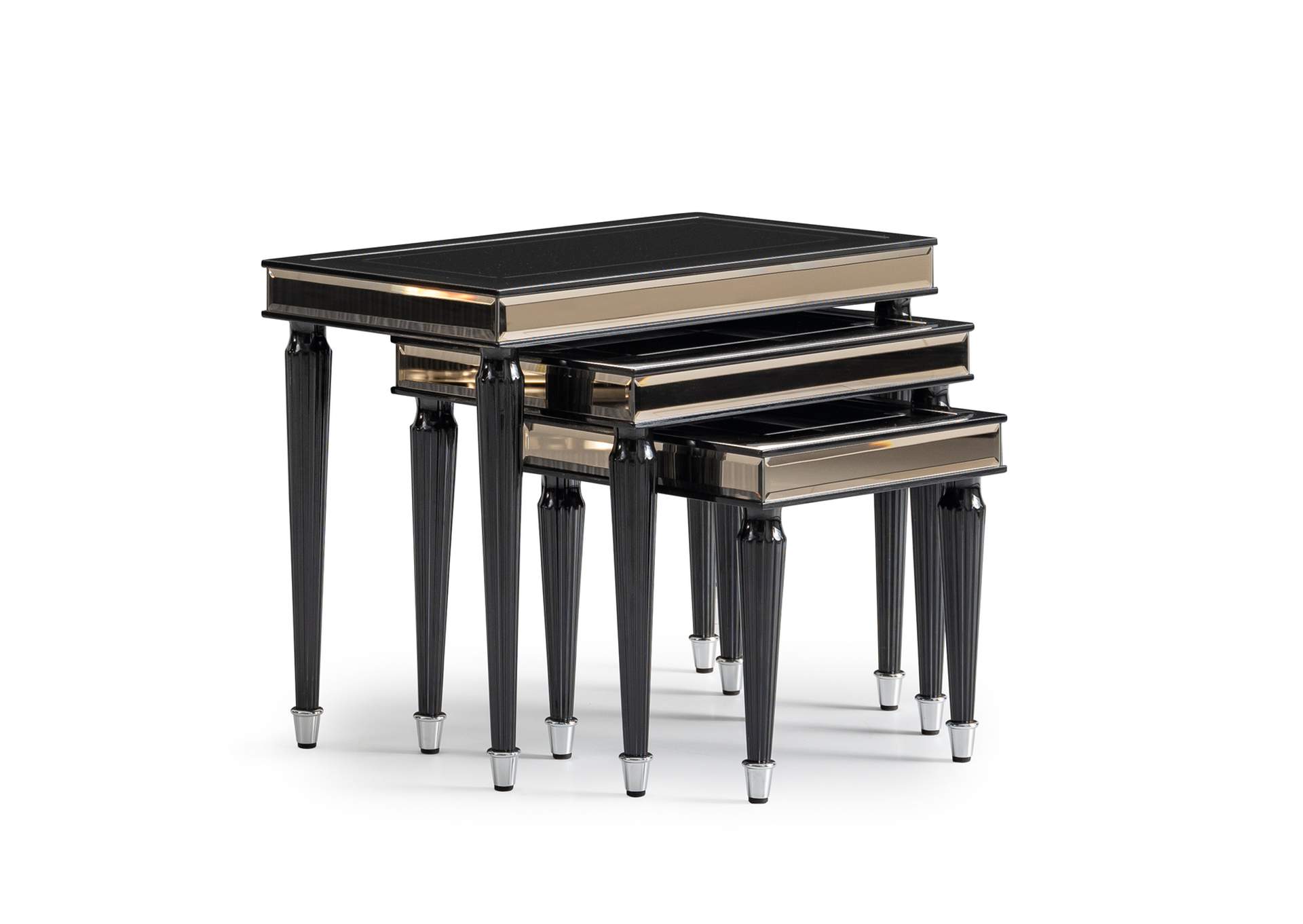 La Francaise Nesting Tables - Set of 3 - Black Ice image 6